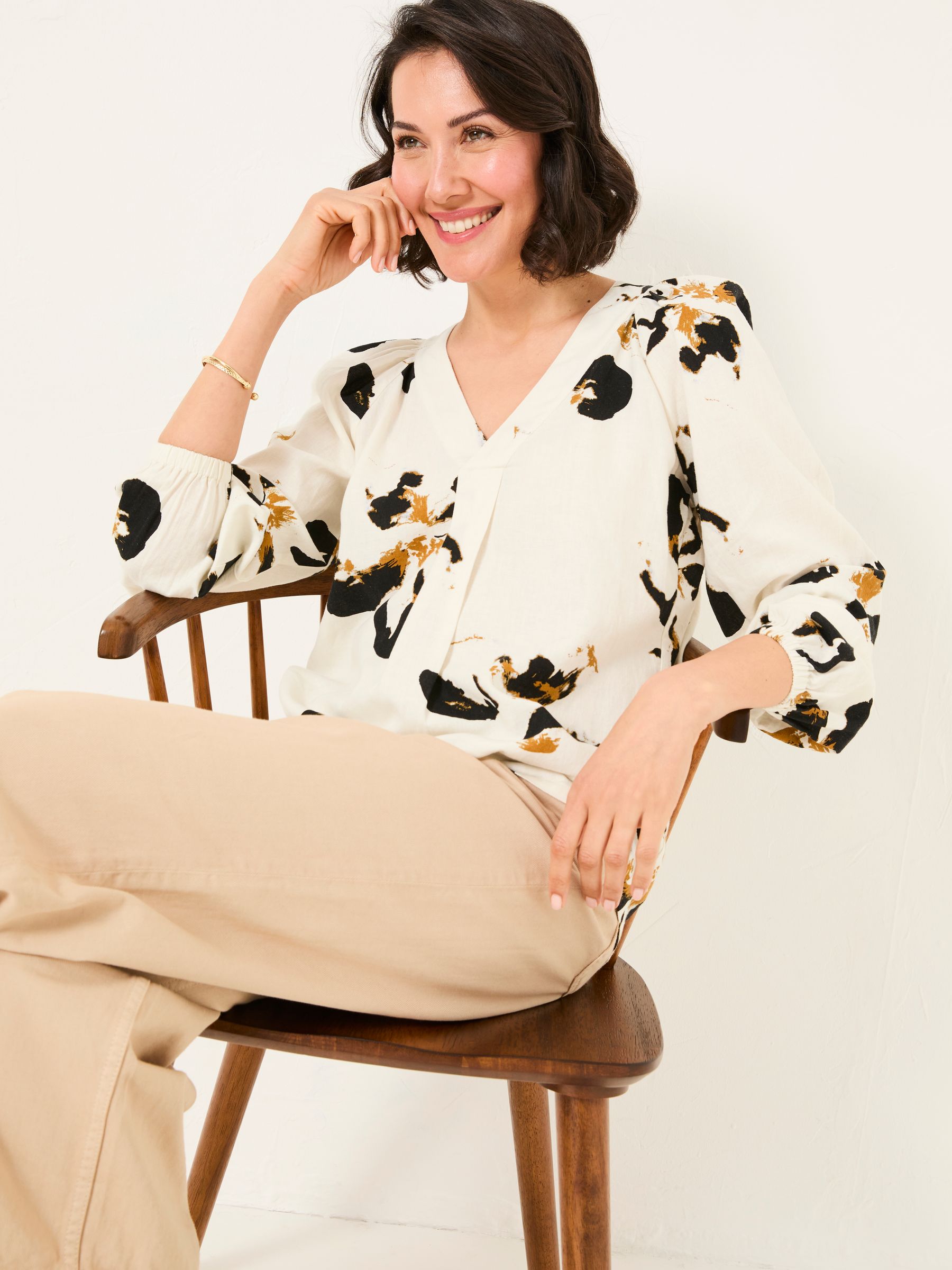 Channon Multi Floral Placement Blouse - Image 4 of 5