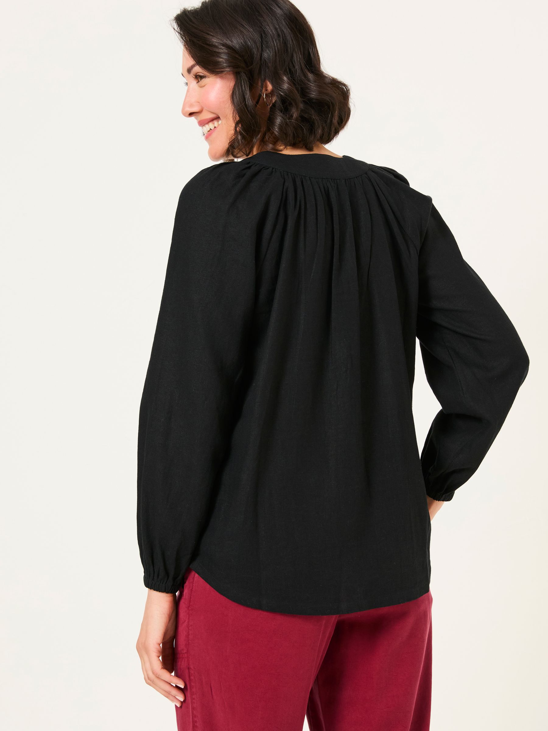 Channon Black Blouse - Image 2 of 5