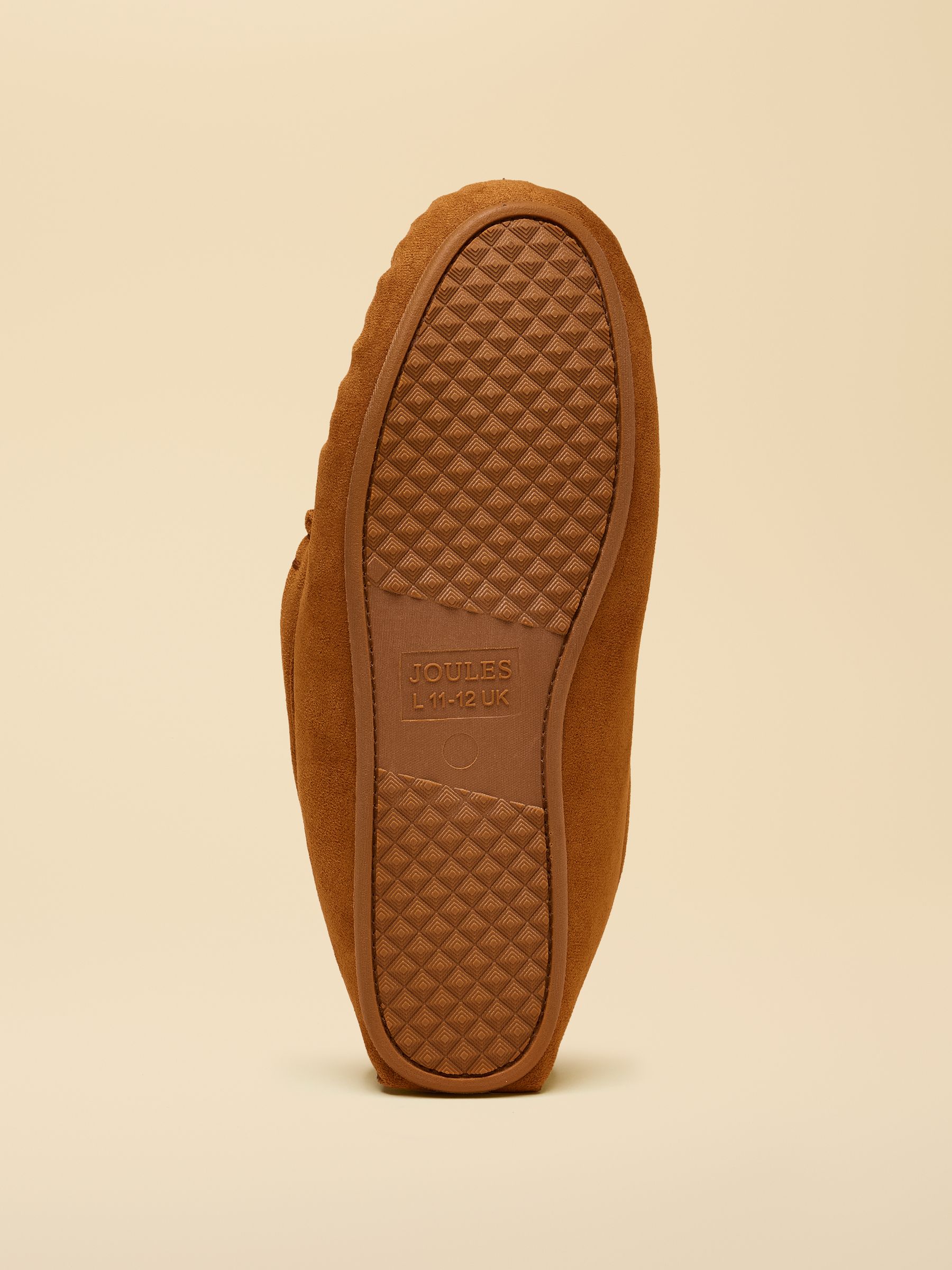 Men's Winchester Tan Brown Embroidered Moccasin Slipper - Image 7 of 7