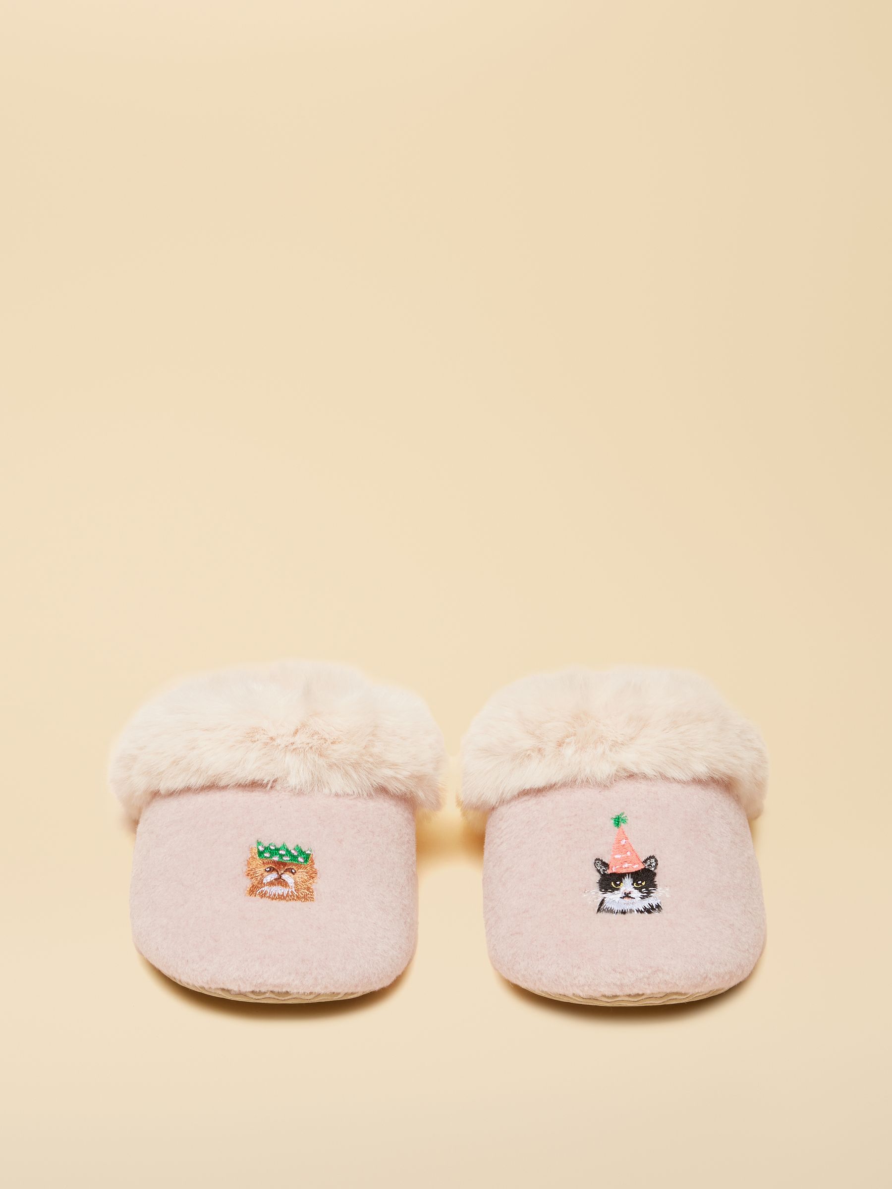 Slippet Luxe Pink Cat Slippers - Image 4 of 6