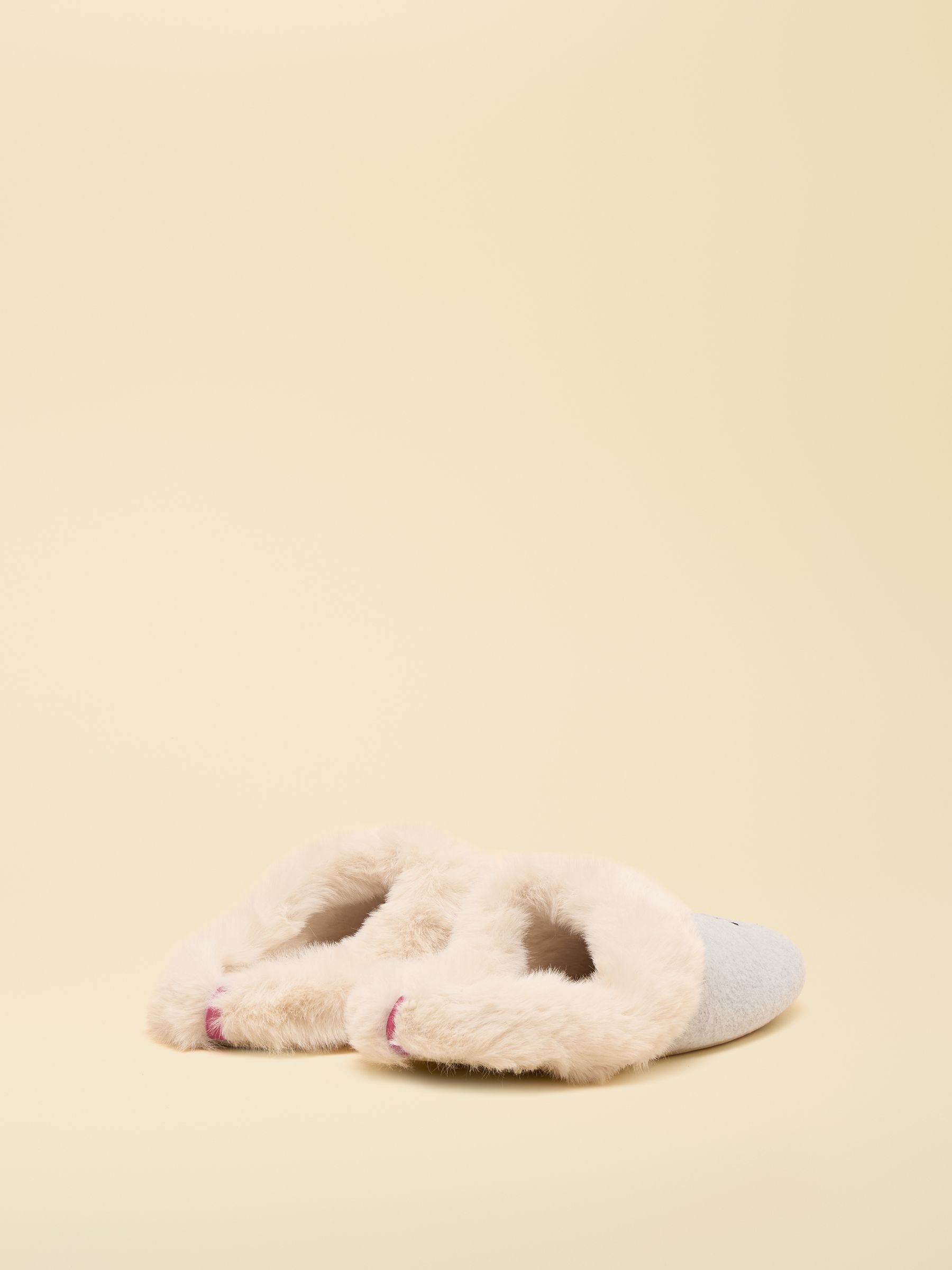 Slippet Luxe Grey Dog Slippers - Image 2 of 5