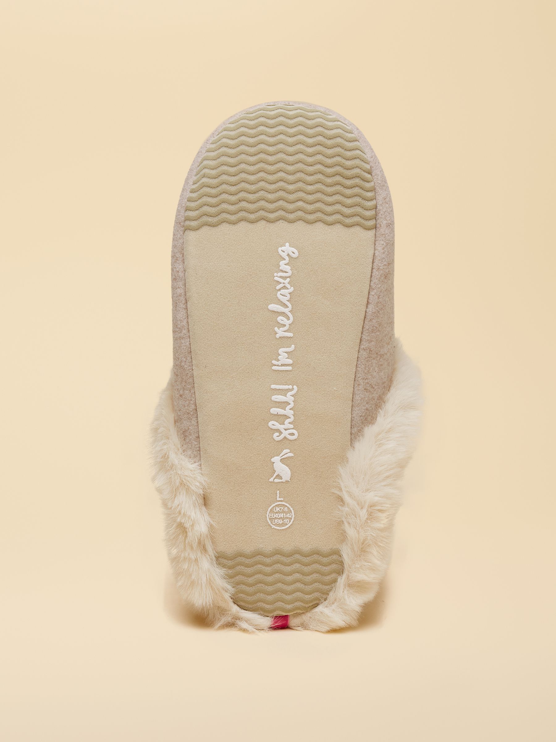 Slippet Luxe Oatmeal Sausage Dog Slippers - Image 6 of 6