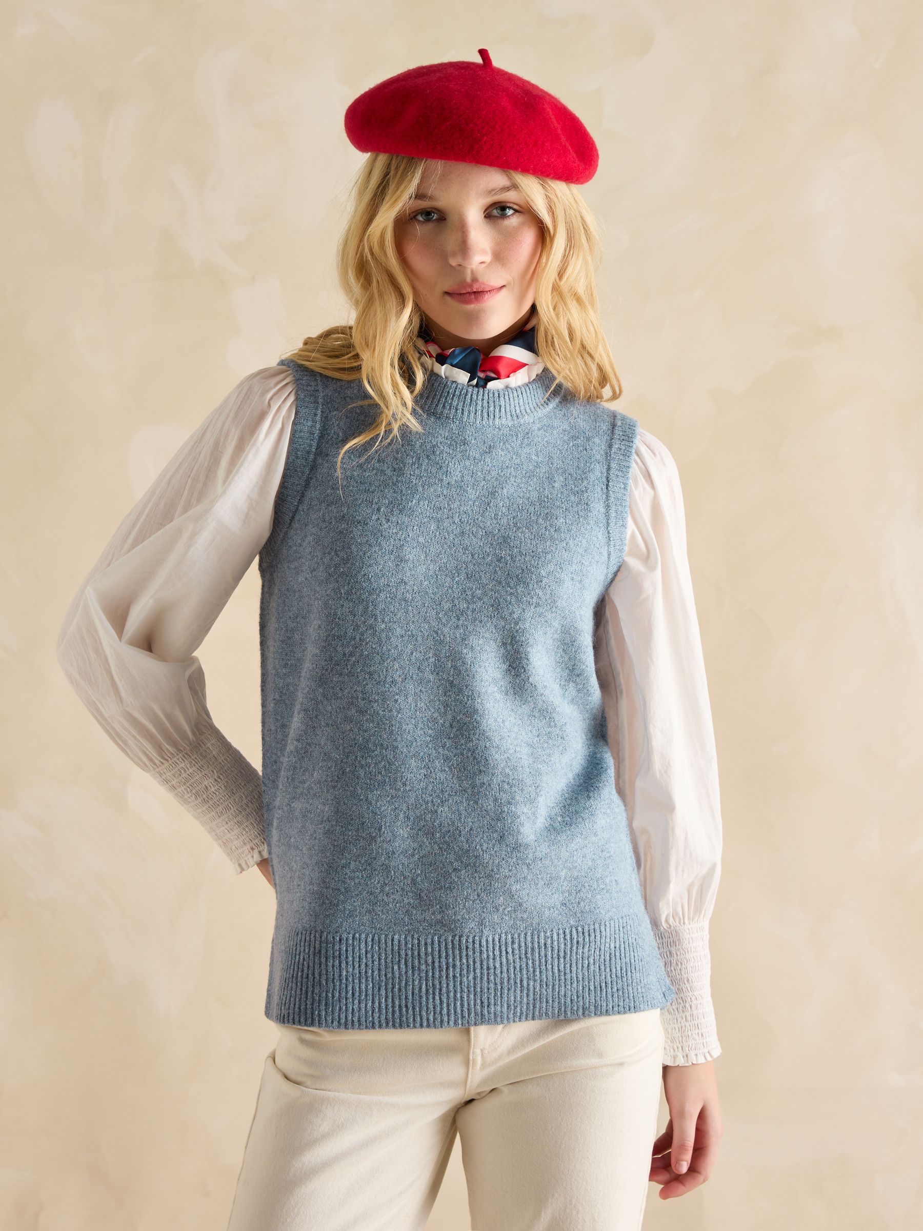 Holly Blue Knitted Vest - Image 1 of 6