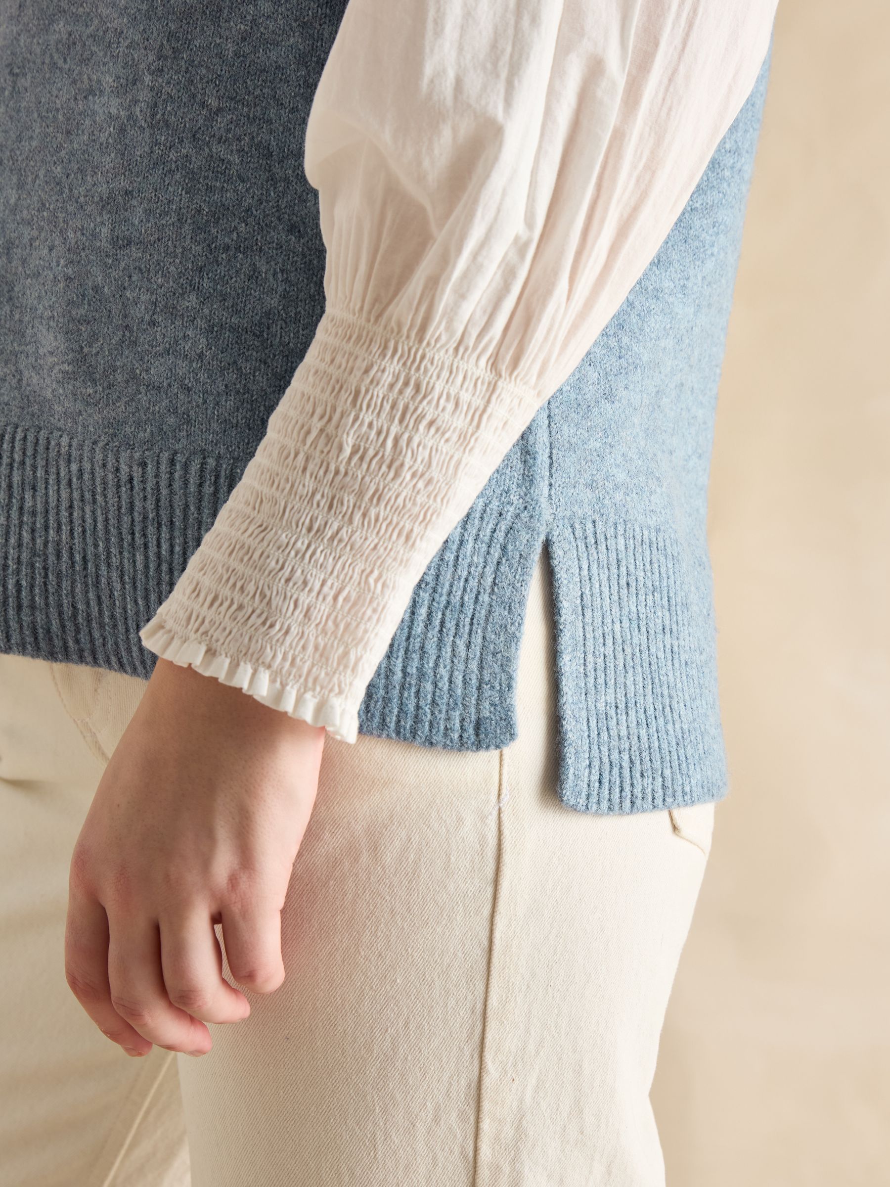Holly Blue Knitted Vest - Image 3 of 6