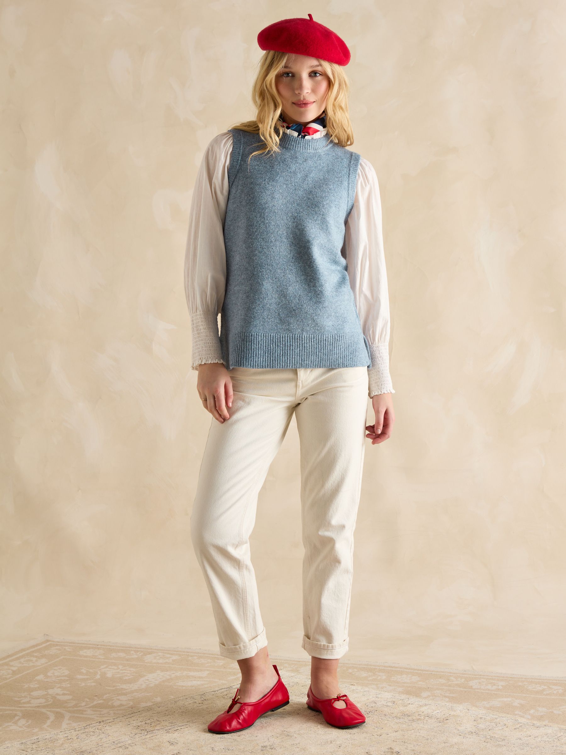 Holly Blue Knitted Vest - Image 5 of 6