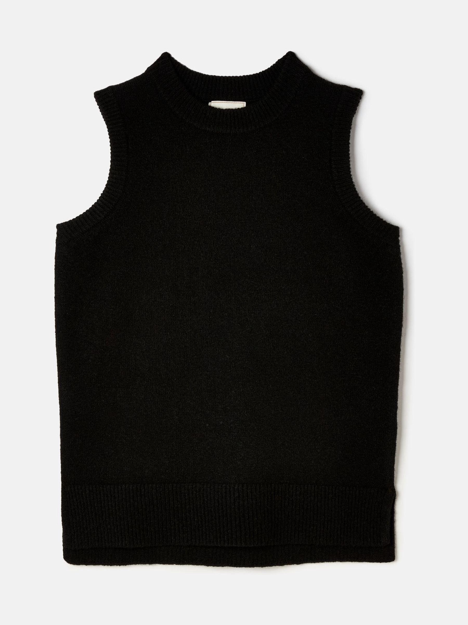 Holly Black Longline Knitted Vest - Image 7 of 7