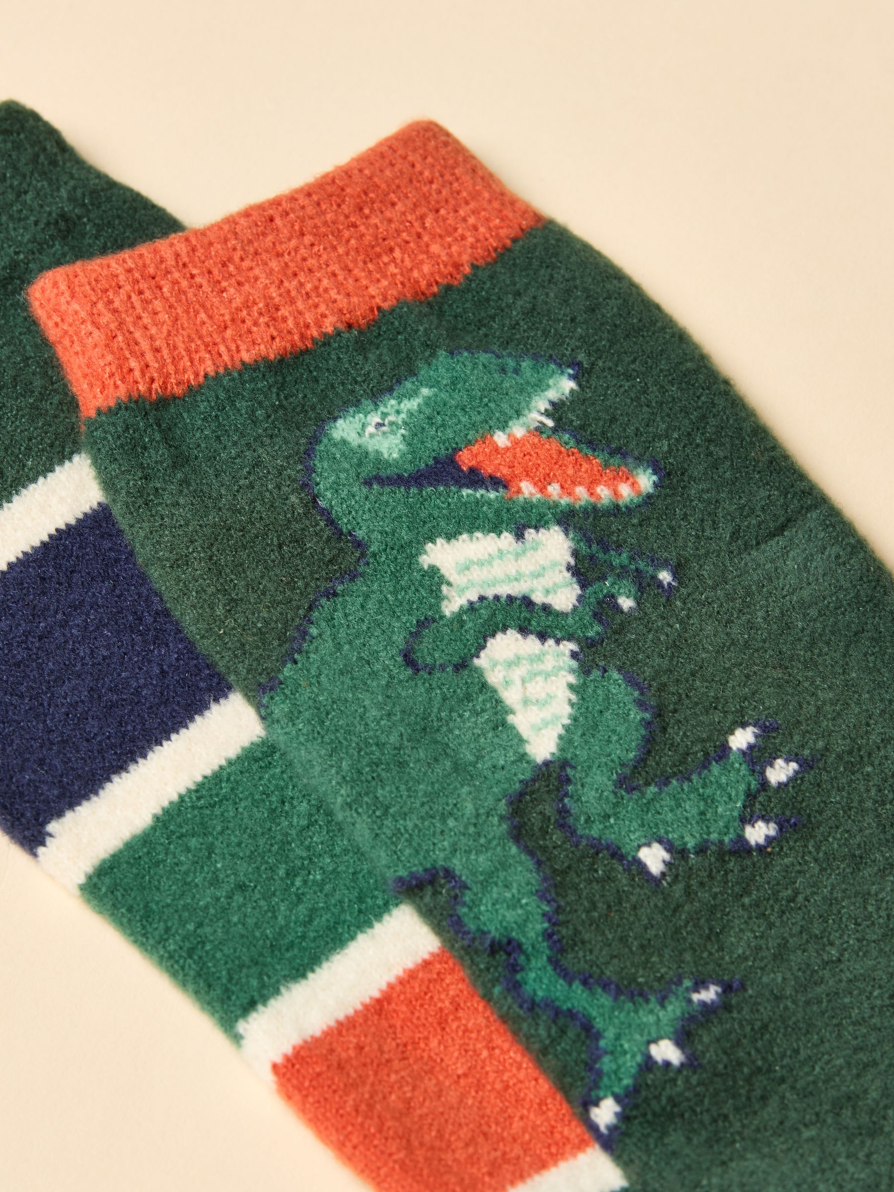 Kids' Warmly Green Cosy Sock 2 Pack - Image 2 of 3