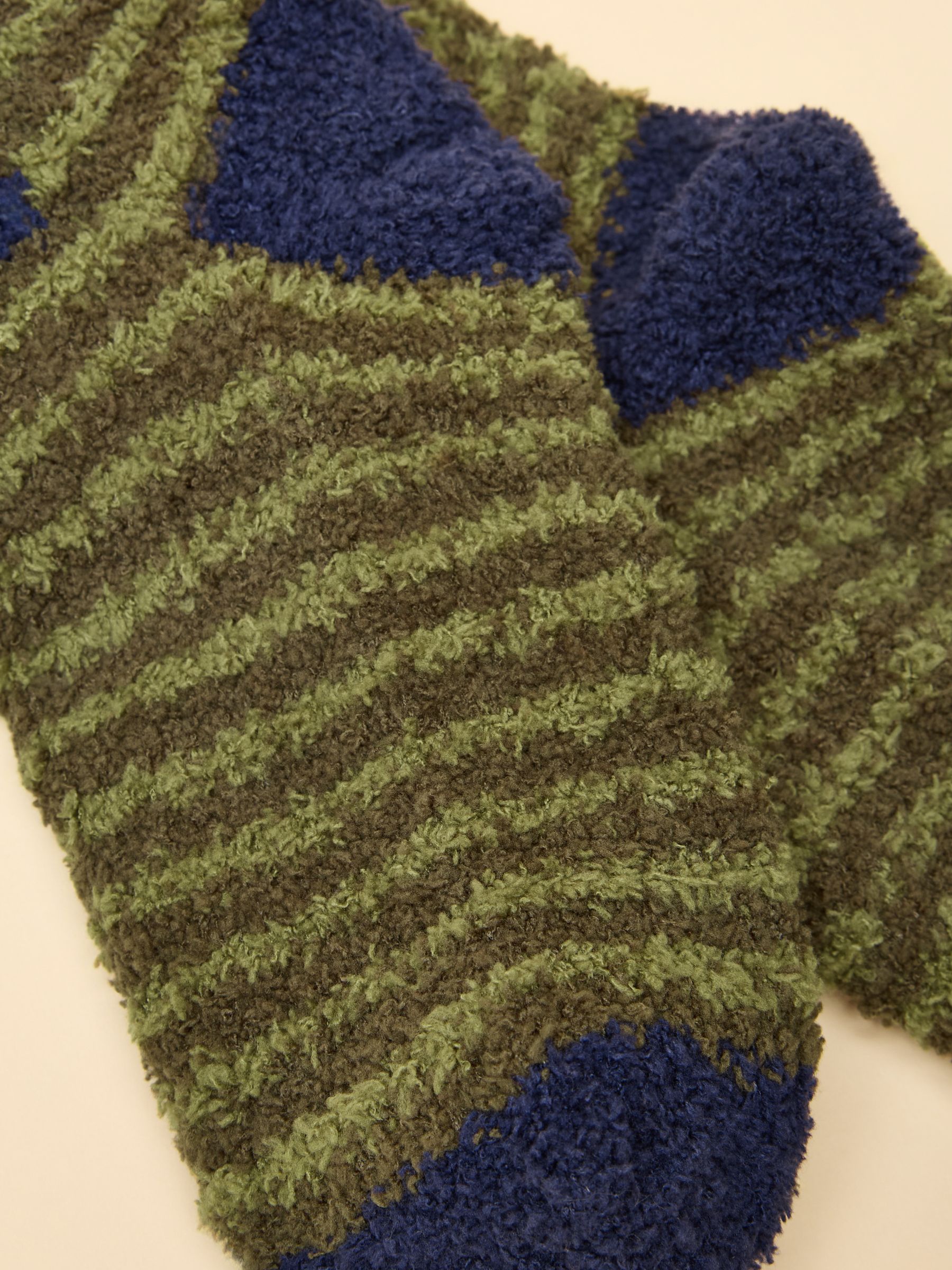 Kids' Fluffy Green Dino Socks - Image 3 of 3 Kids' Fluffy Green Dino Socks - Image 3 of 3