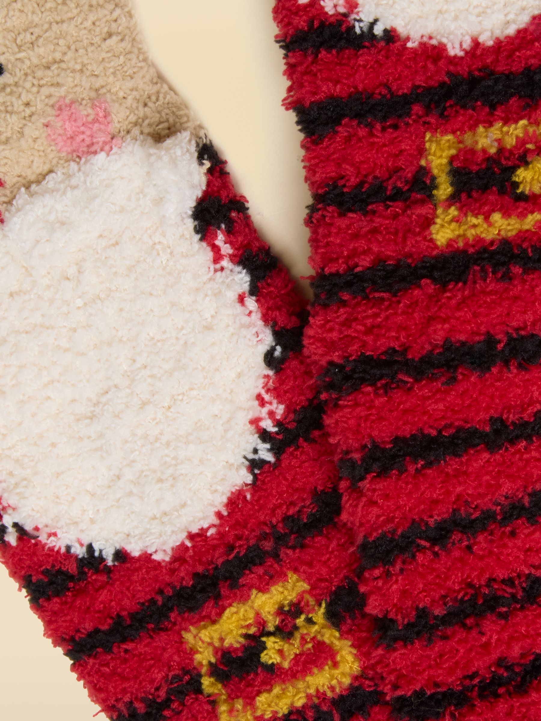 Kids' Fluffy Santa Socks - Image 3 of 3
