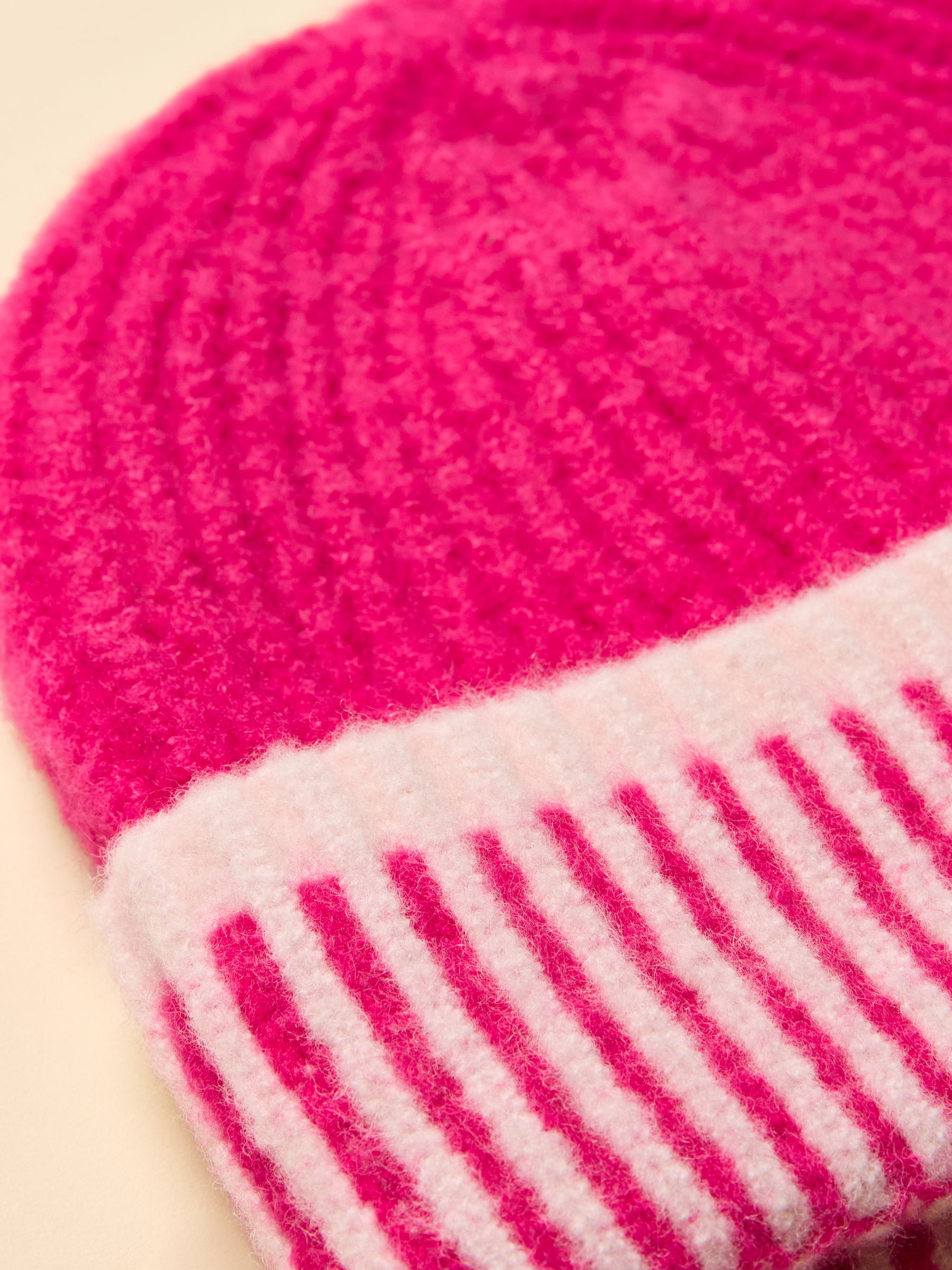 Kids Wanderer Bright Pink Beanie Hat - Image 4 of 4