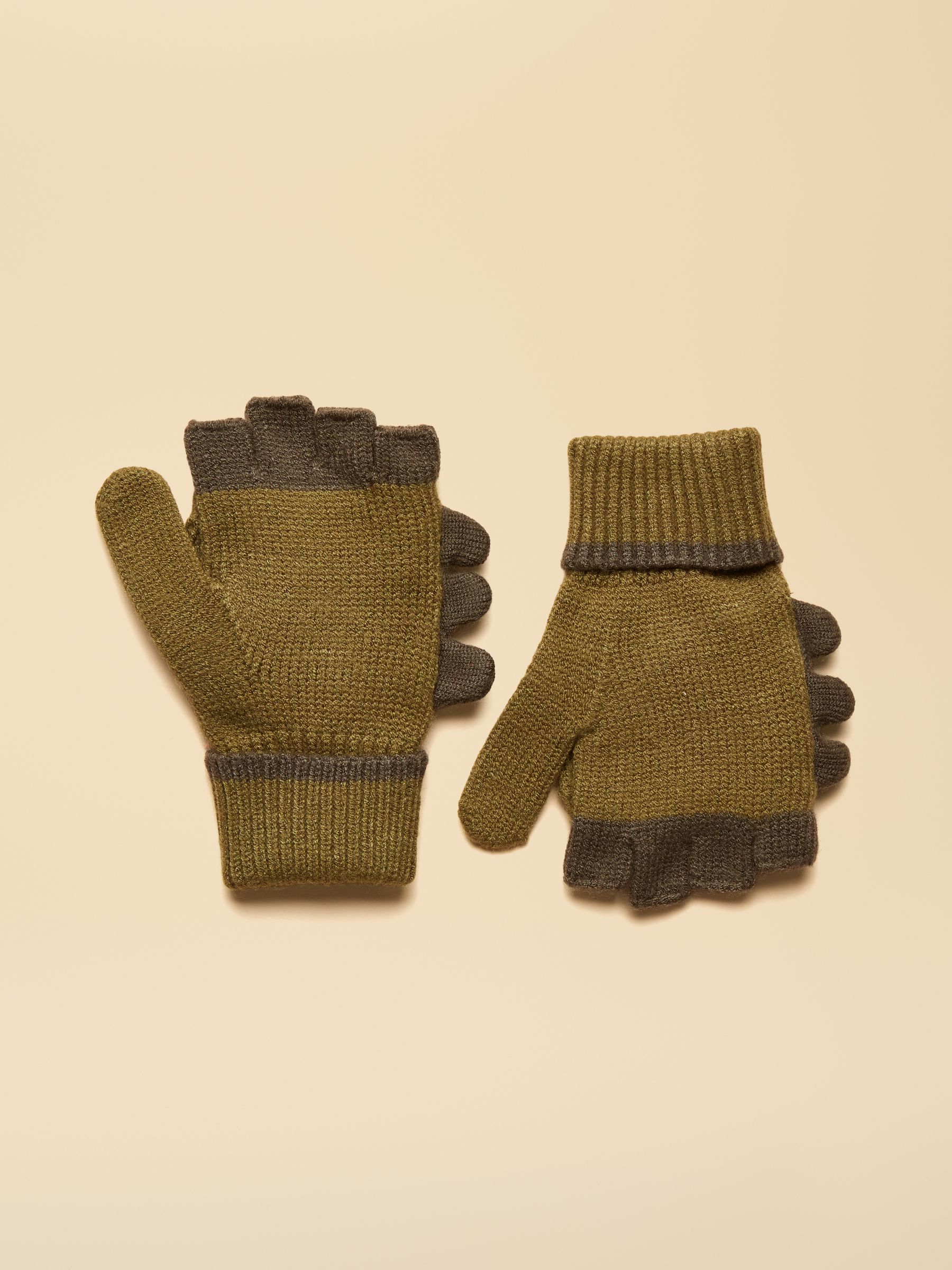 Kids' Carey Green Dino 2 in 1 Character Gloves - Image 2 of 3