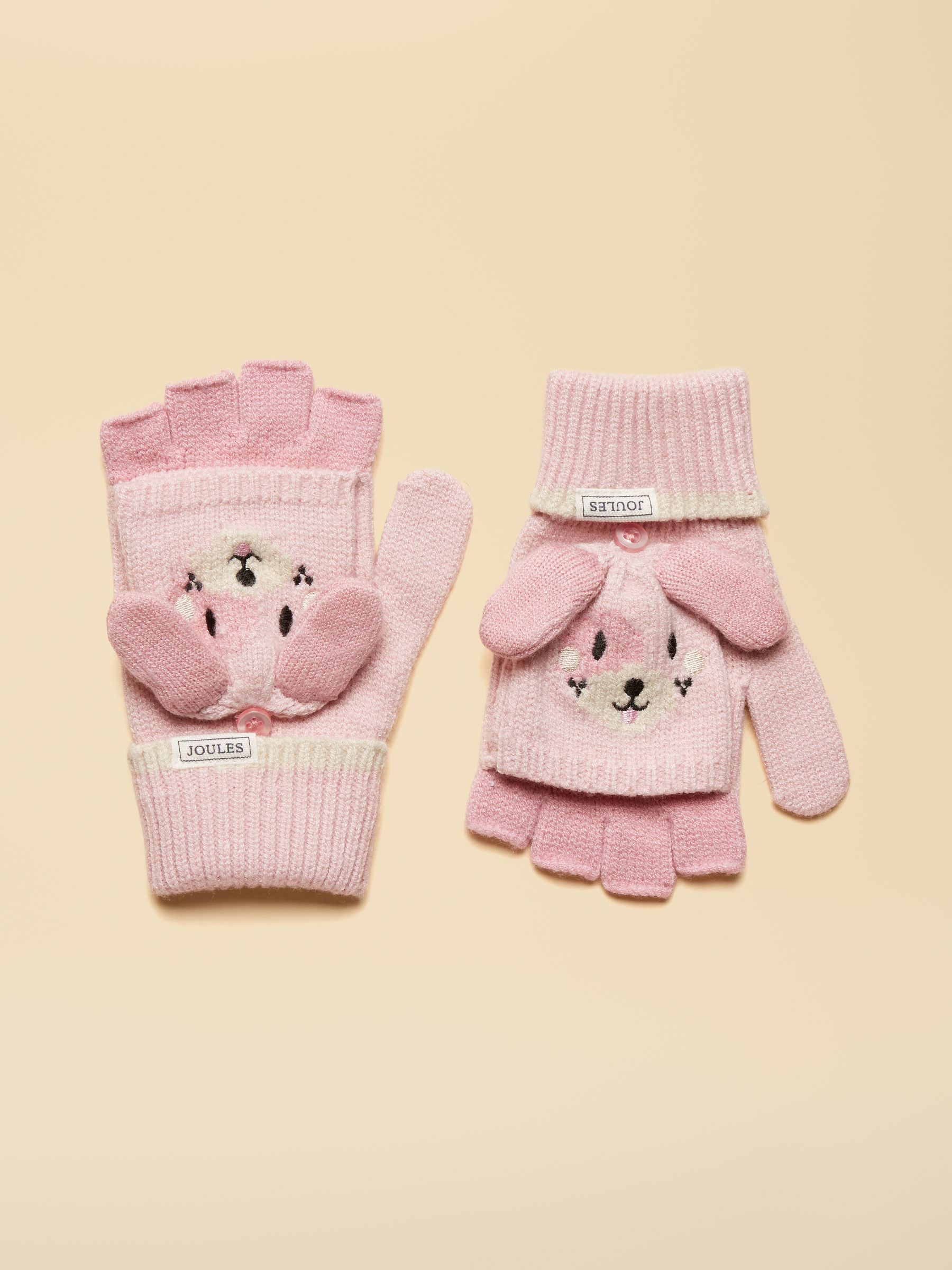 Kids' Carey Pink Character Gloves - Image 1 of 3