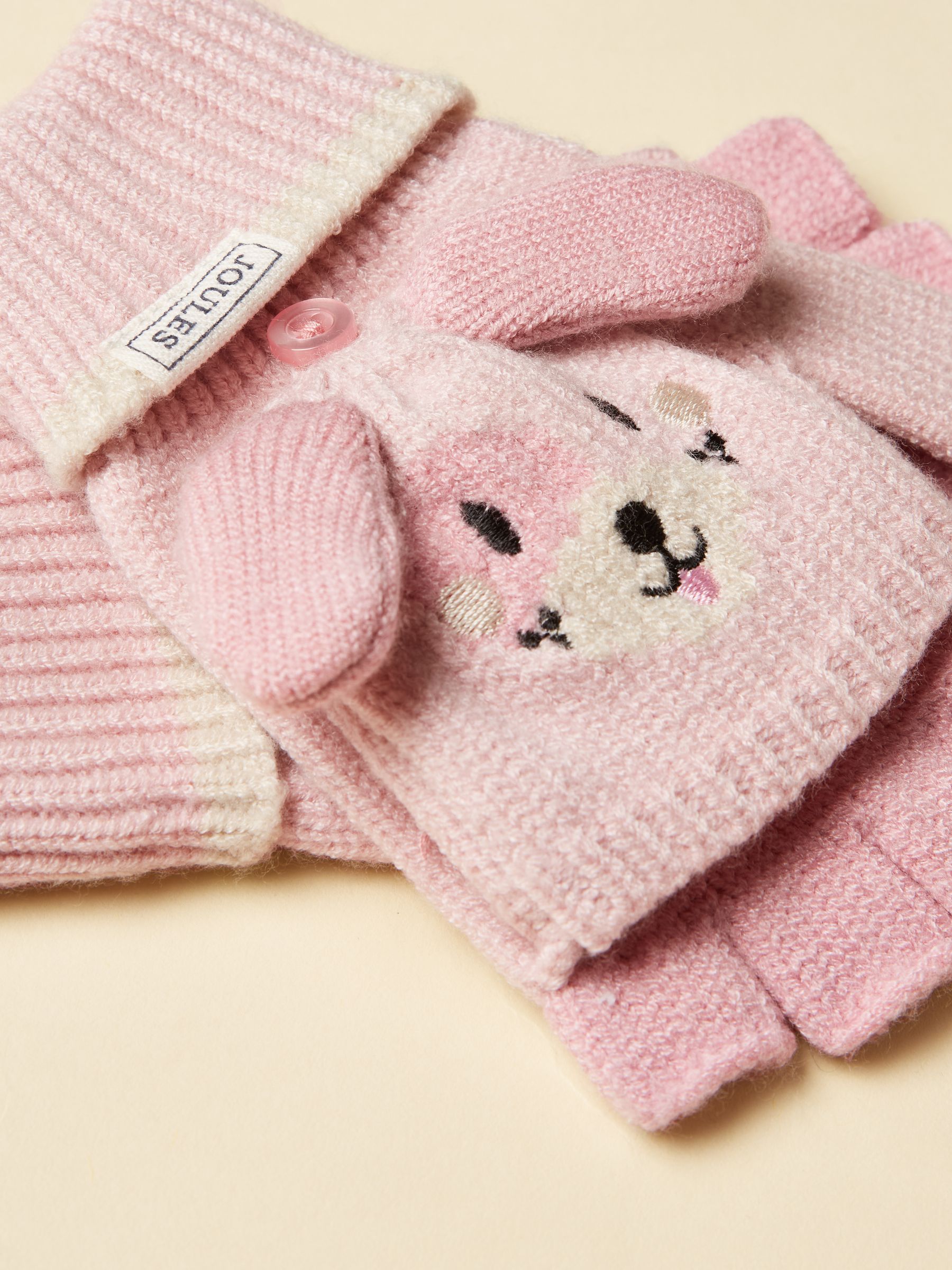 Kids' Carey Pink Character Gloves - Image 3 of 3