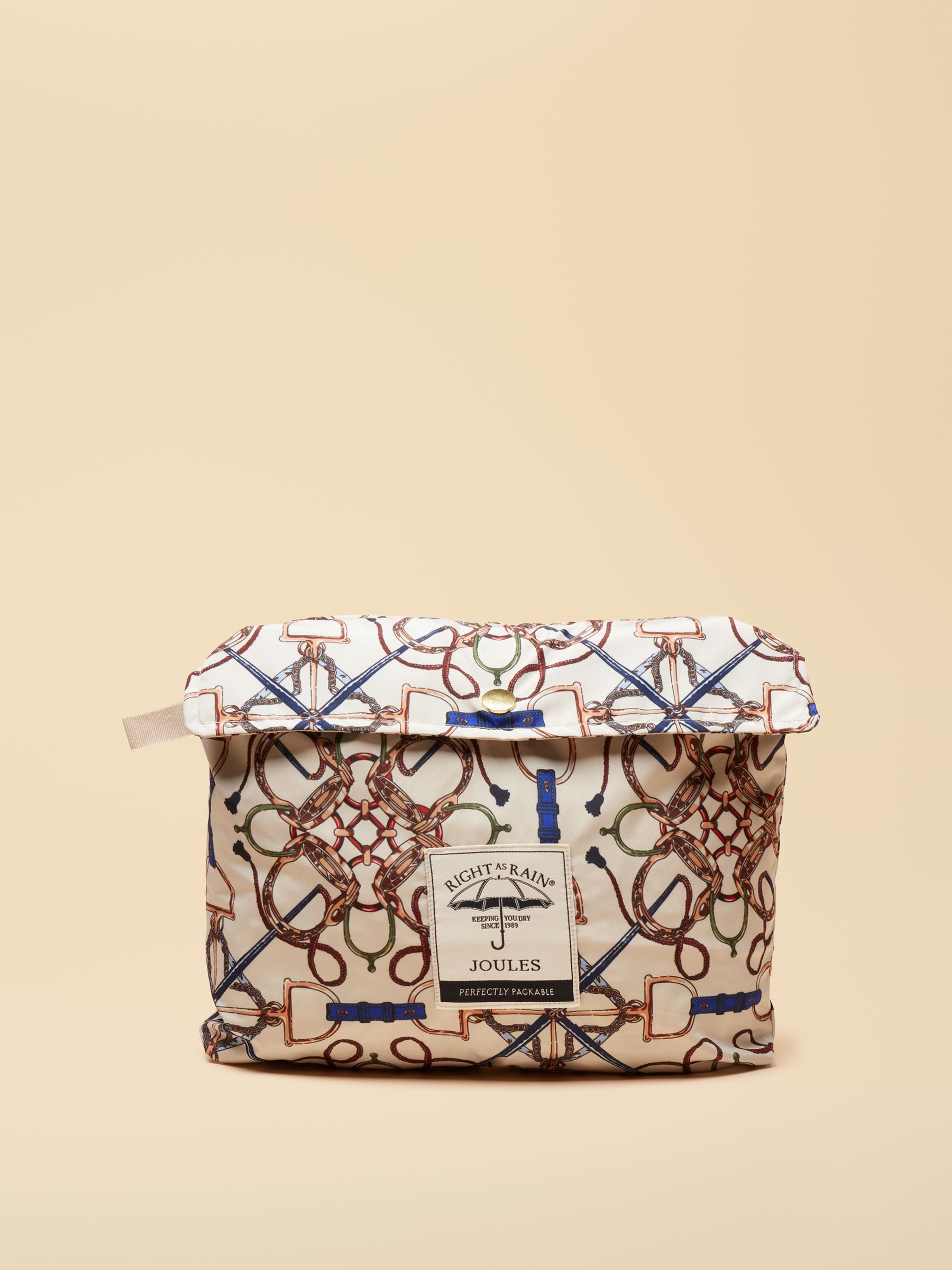 Holkham Stone Horse Tack Waterproof Packable Raincoat With Hood - Image 12 of 12