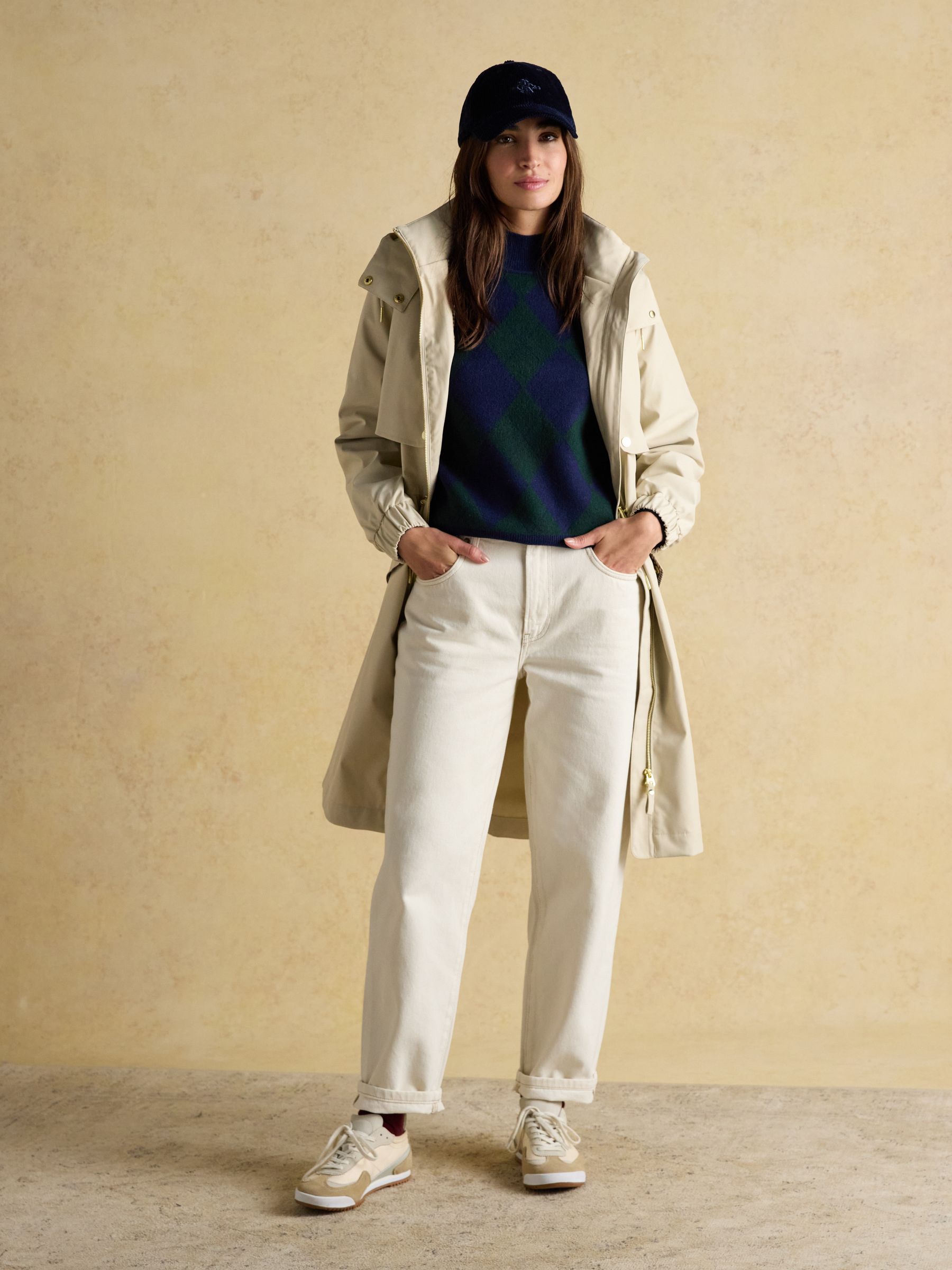 Elbridge Neutral Waterproof Coat with Hood - Image 10 of 13