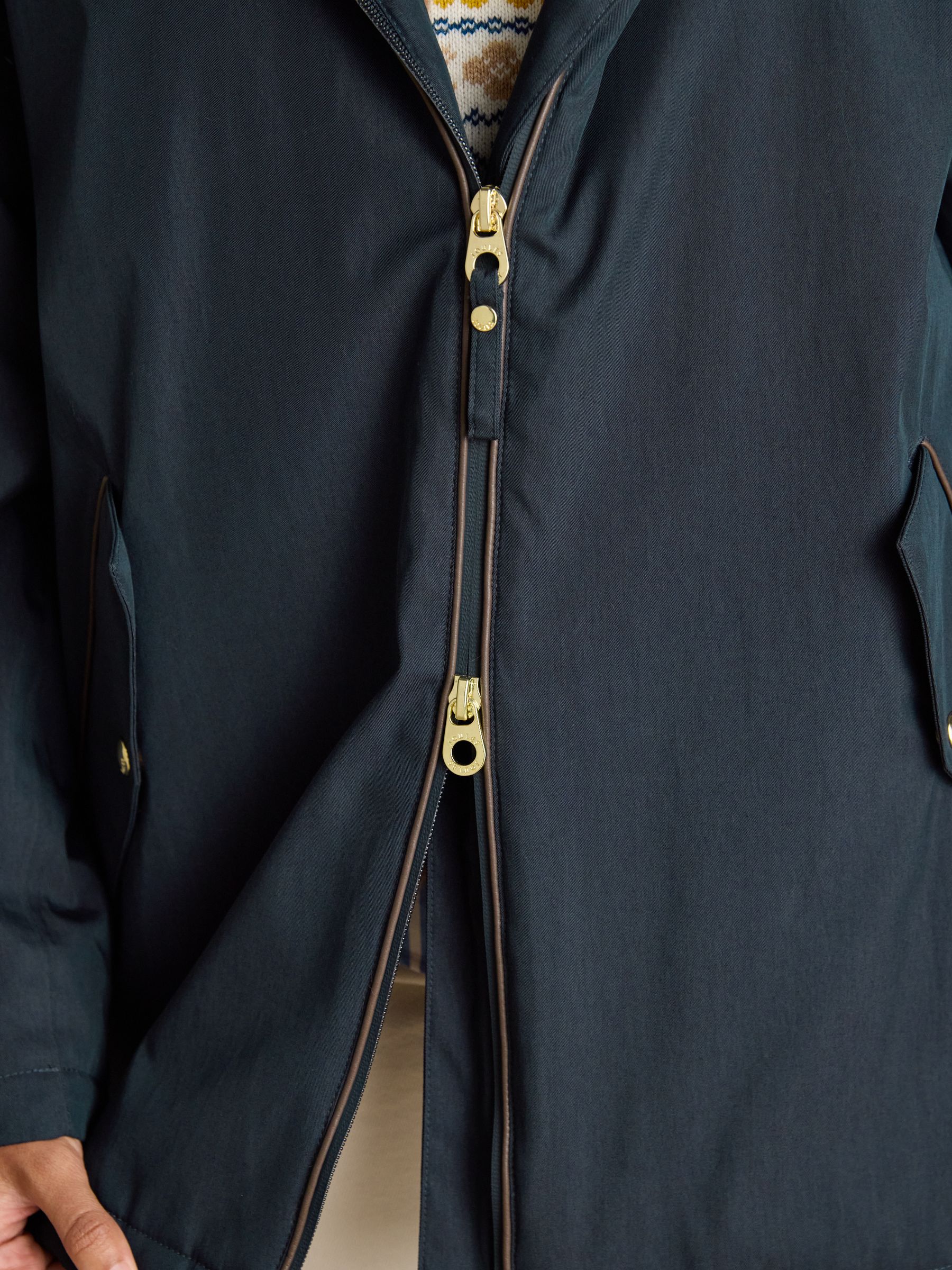 Coverwell Navy Waterproof Fleece Lined Coat - Image 5 of 13