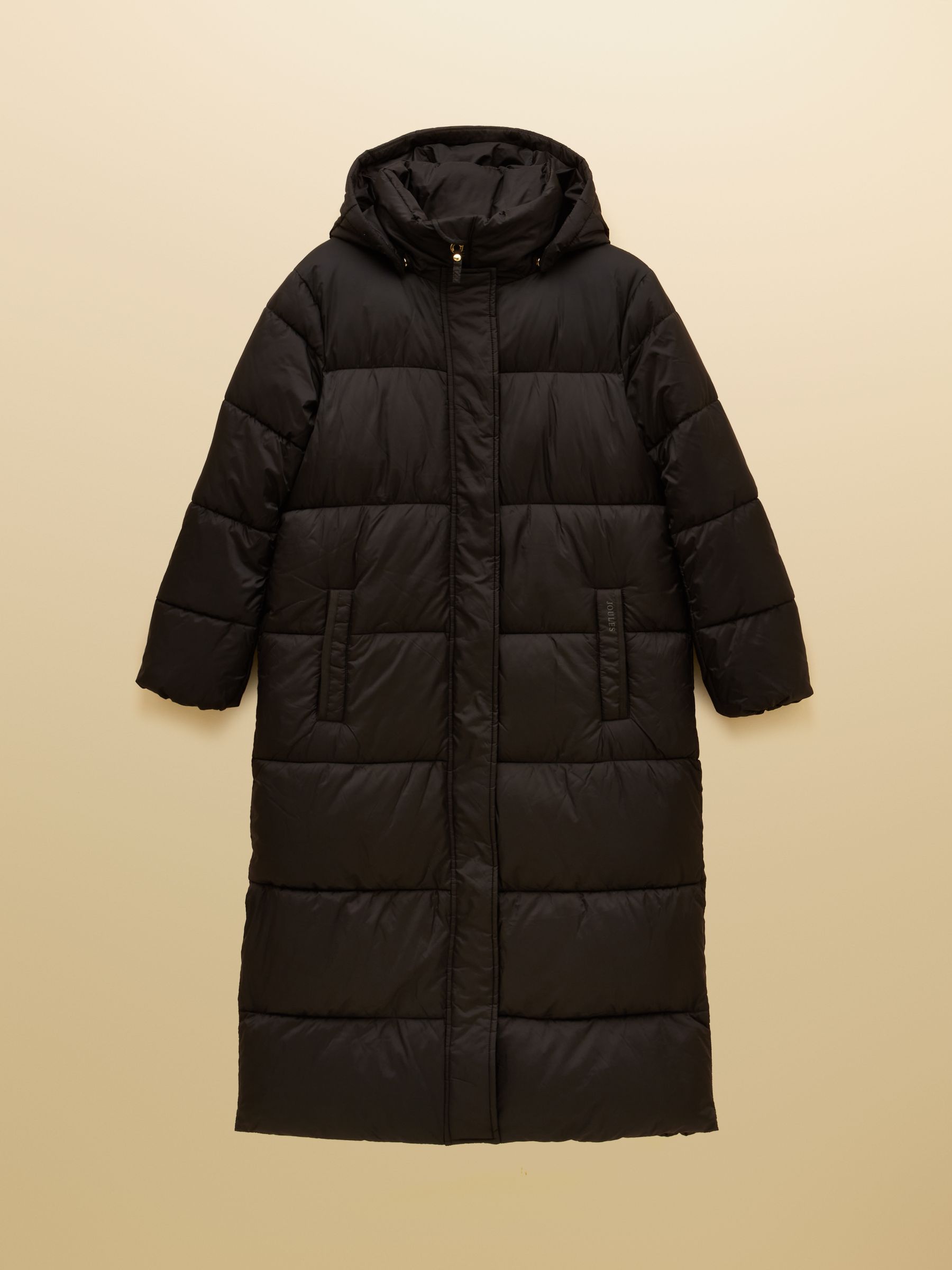 Pitchside Black Longline Showerproof Padded Coat - Image 11 of 11