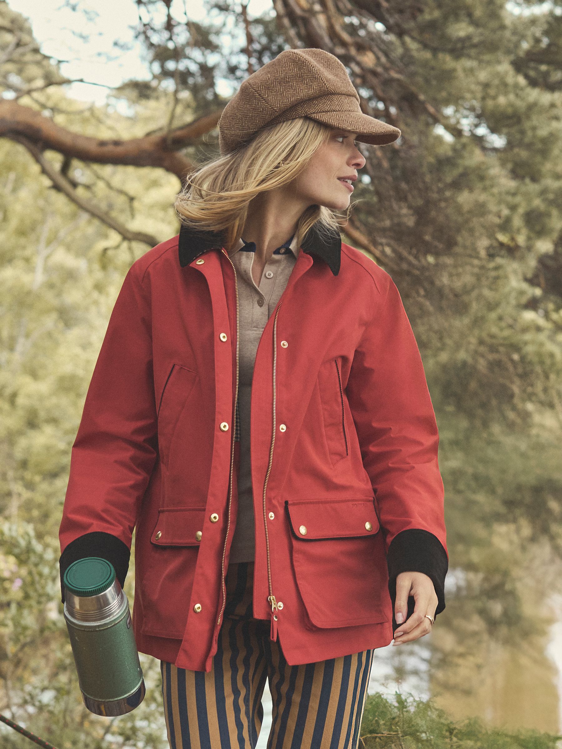 Katherine Burnt Orange Waterproof Heritage Coat - Image 1 of 17