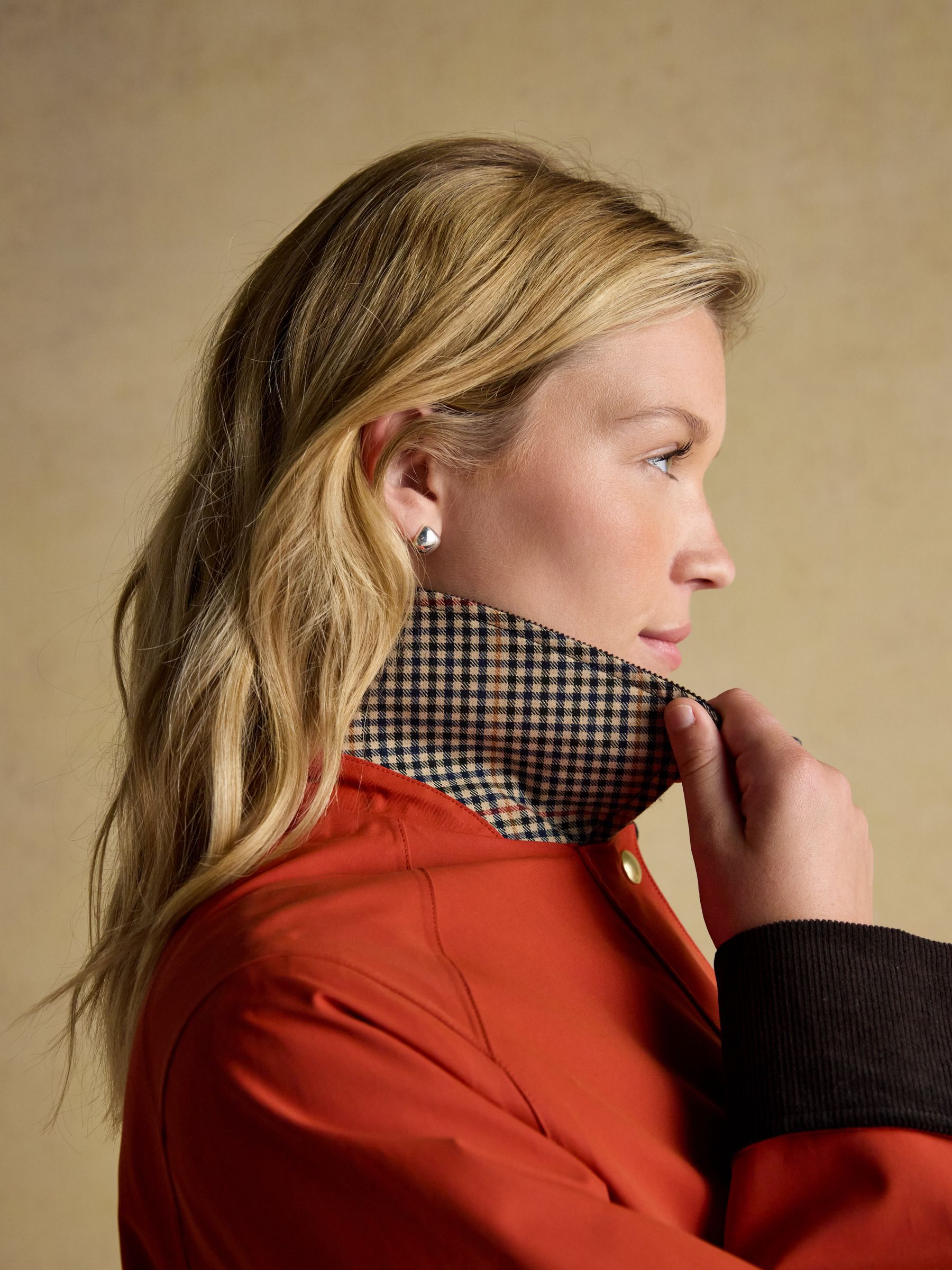 Katherine Burnt Orange Waterproof Heritage Coat - Image 10 of 17