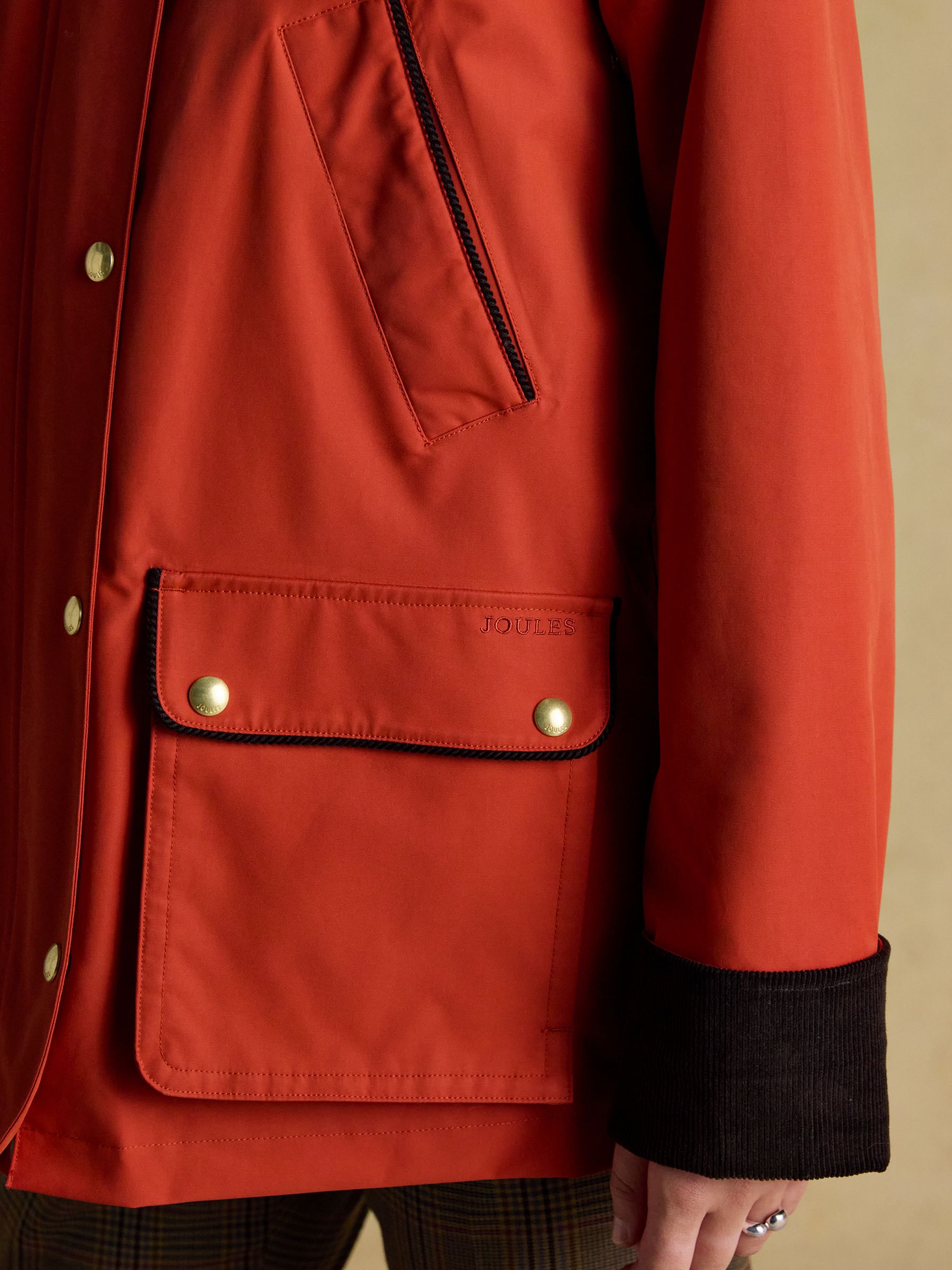 Katherine Burnt Orange Waterproof Heritage Coat - Image 13 of 17