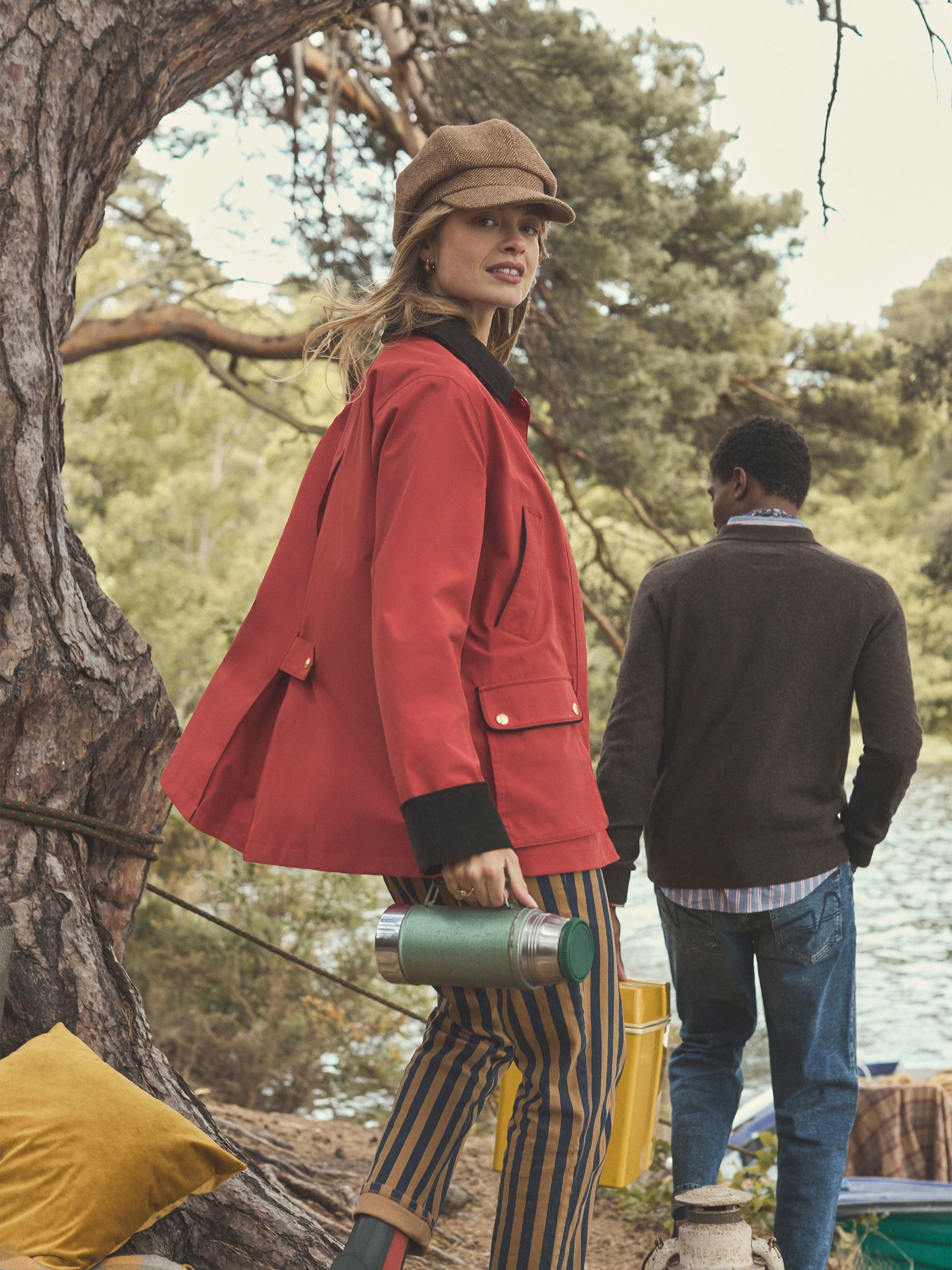 Katherine Burnt Orange Waterproof Heritage Coat - Image 2 of 17