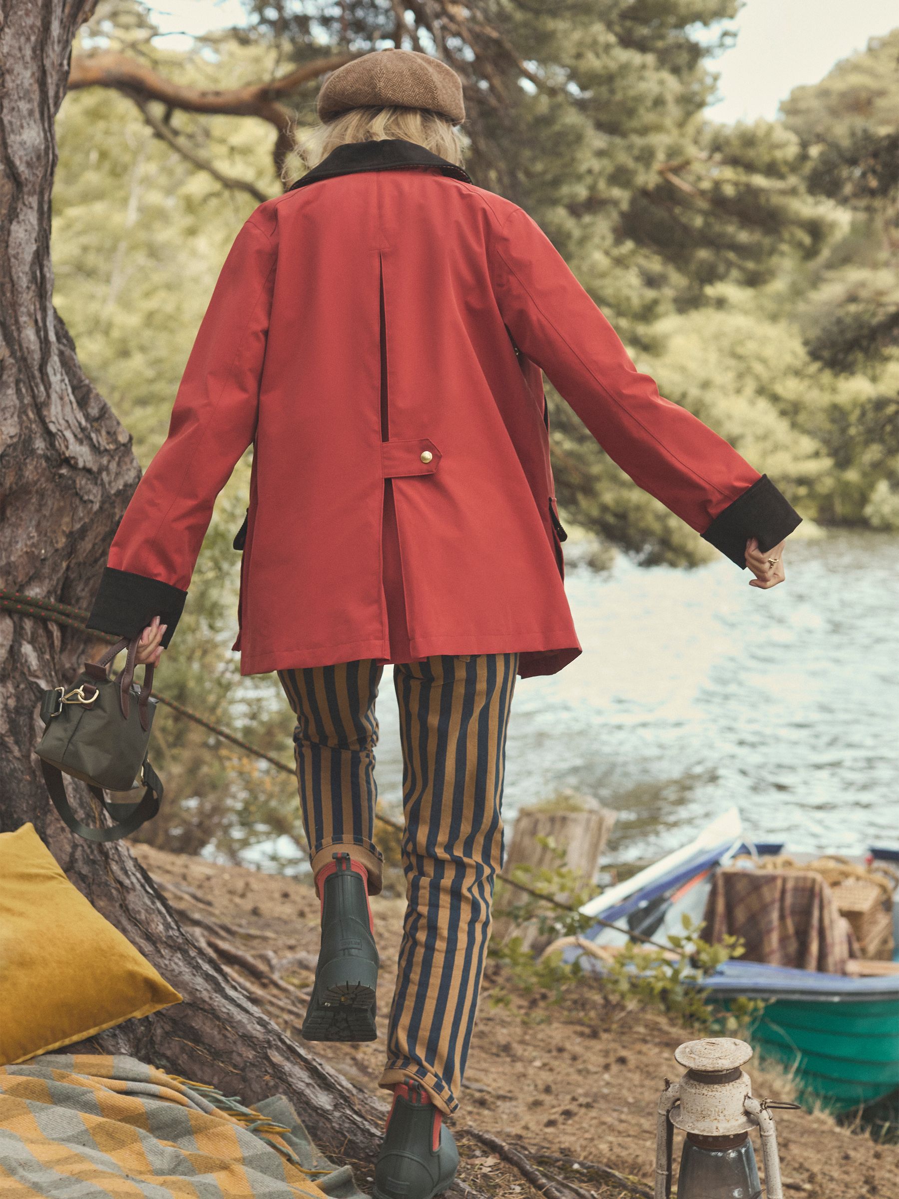 Katherine Burnt Orange Waterproof Heritage Coat - Image 4 of 17