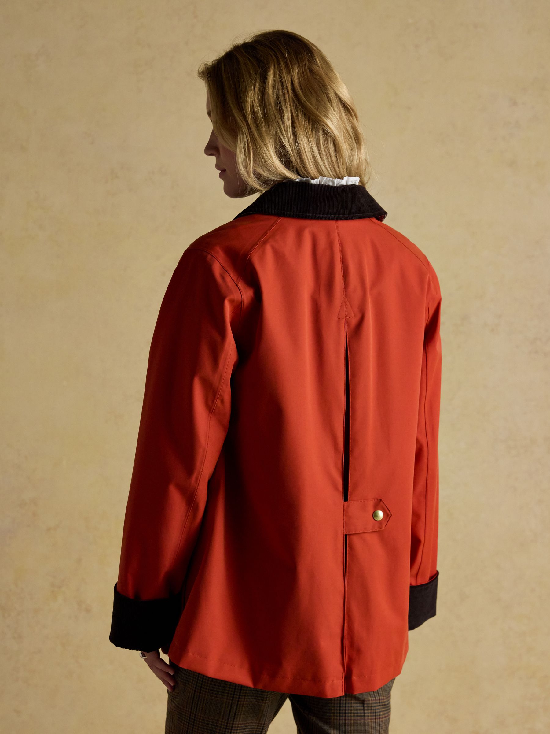 Katherine Burnt Orange Waterproof Heritage Coat - Image 7 of 17