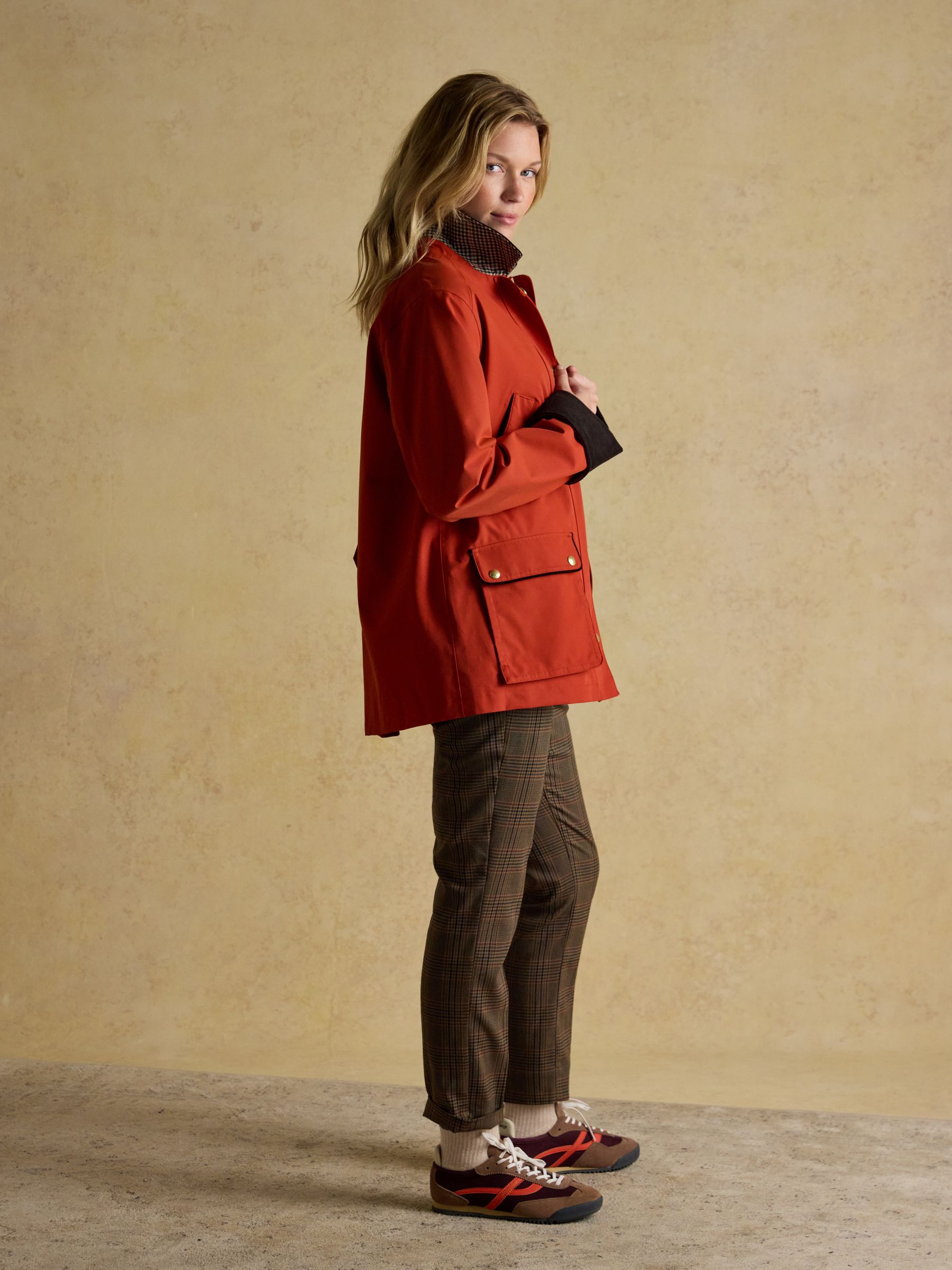 Katherine Burnt Orange Waterproof Heritage Coat - Image 8 of 17