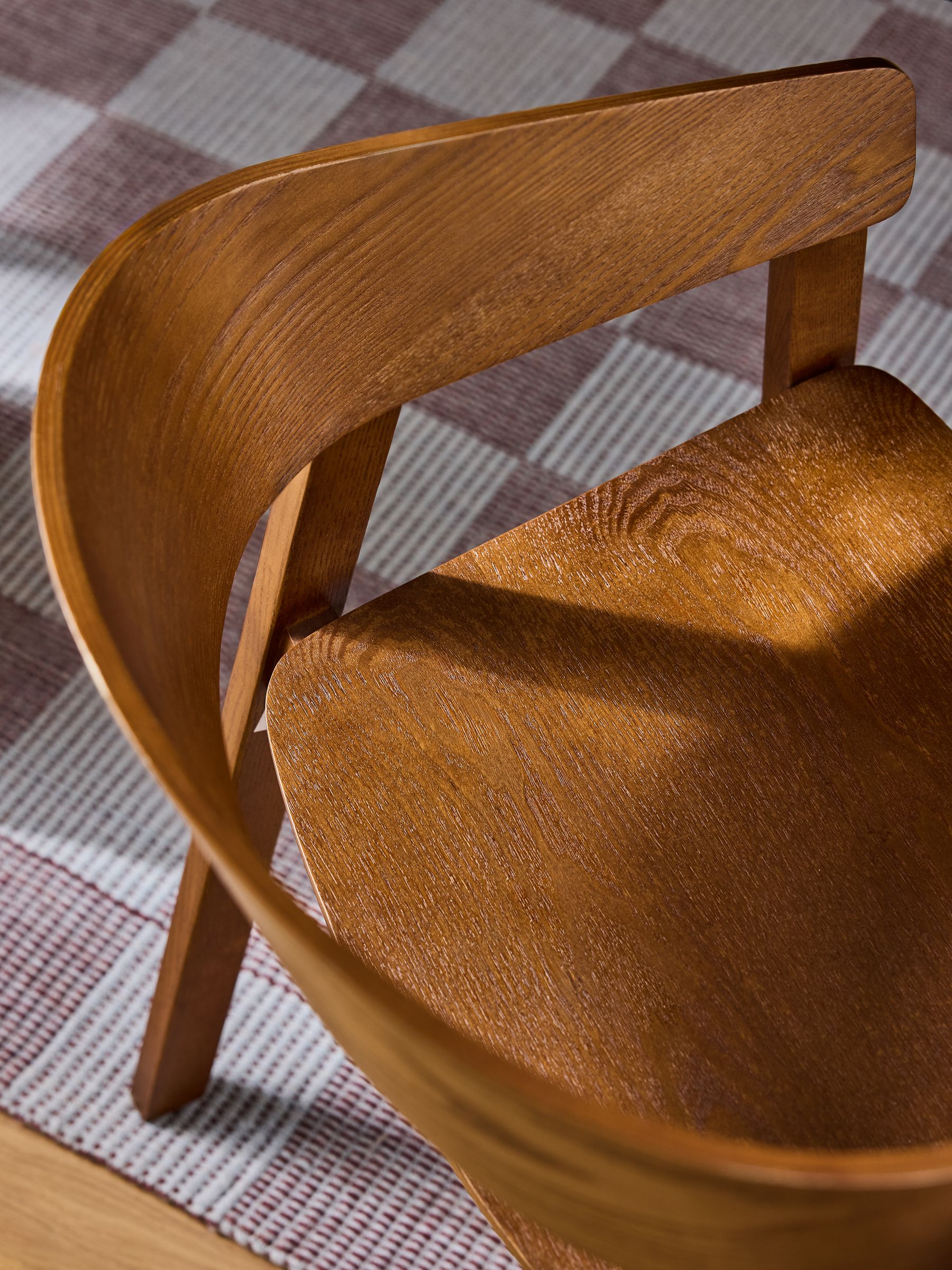 Set of 2 Aster Dining Chairs in Dark Stained Wood - Image 2 of 6 Set of 2 Aster Dining Chairs in Dark Stained Wood - Image 2 of 6