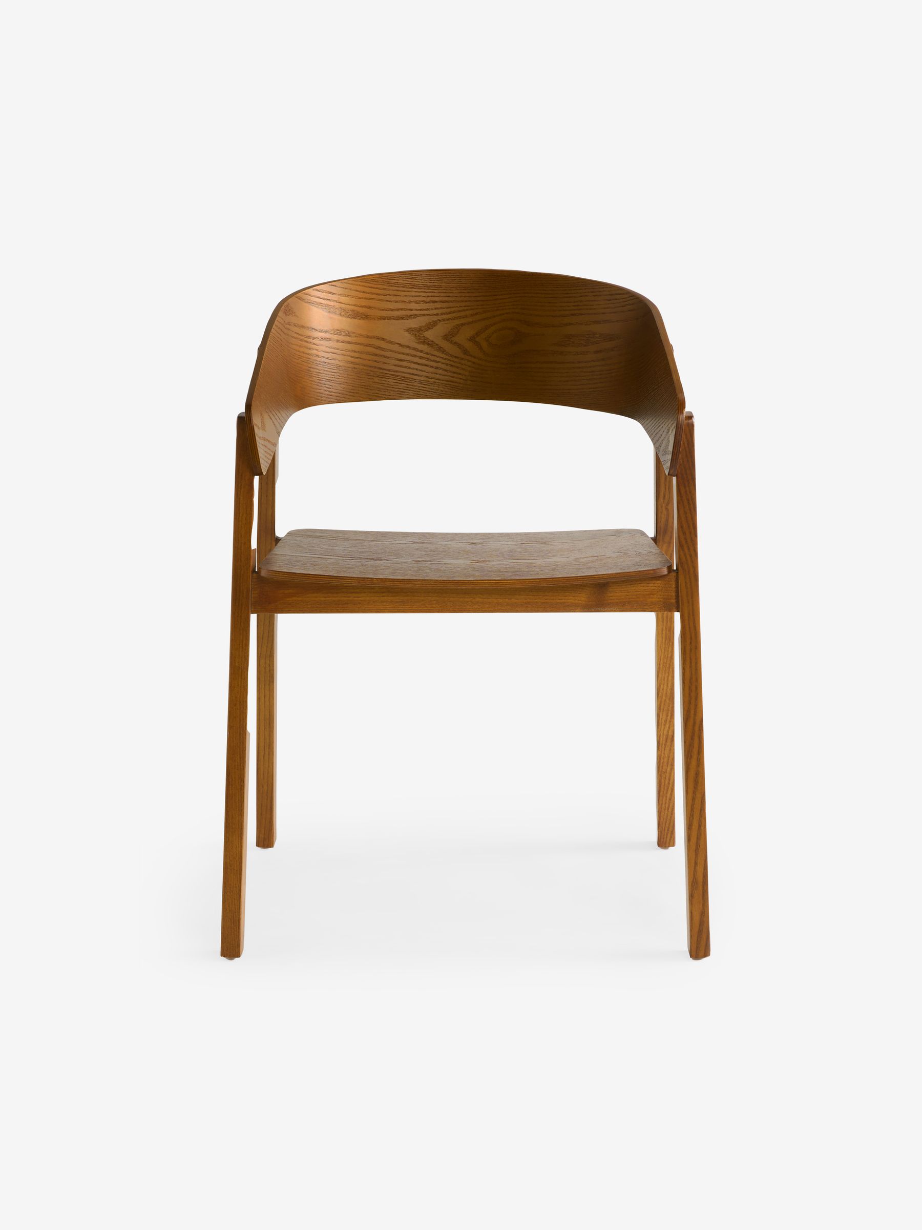 Set of 2 Aster Dining Chairs in Dark Stained Wood - Image 5 of 6