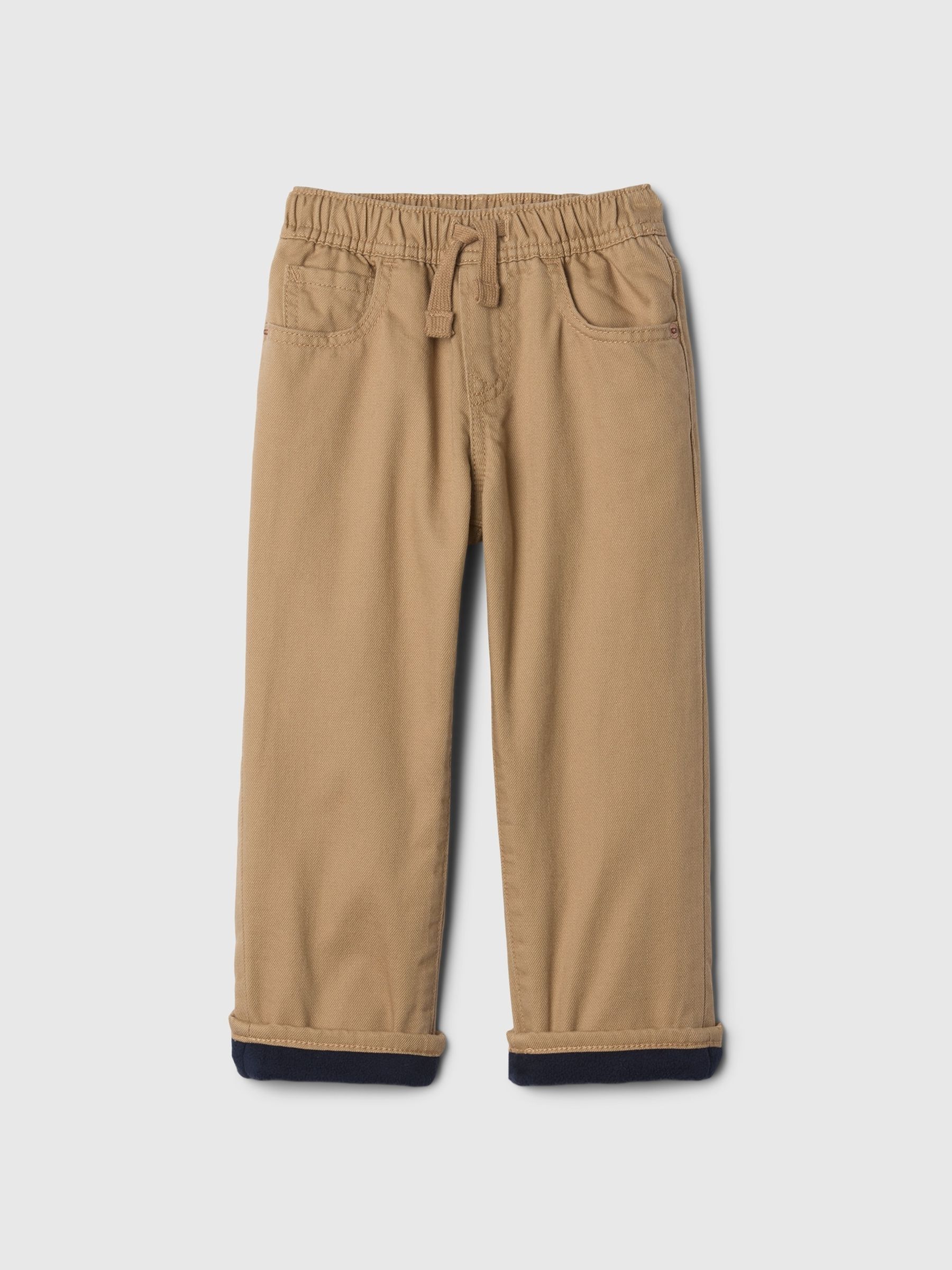 Brown Cosy Pull On Baggy Chinos (6mths-5yrs) - Image 1 of 3