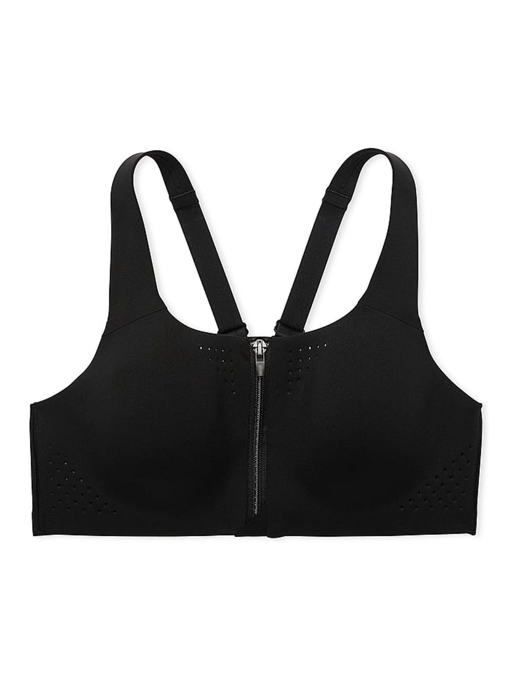 Black Front Close Featherweight Max High Support Sports Bra - Image 3 of 3