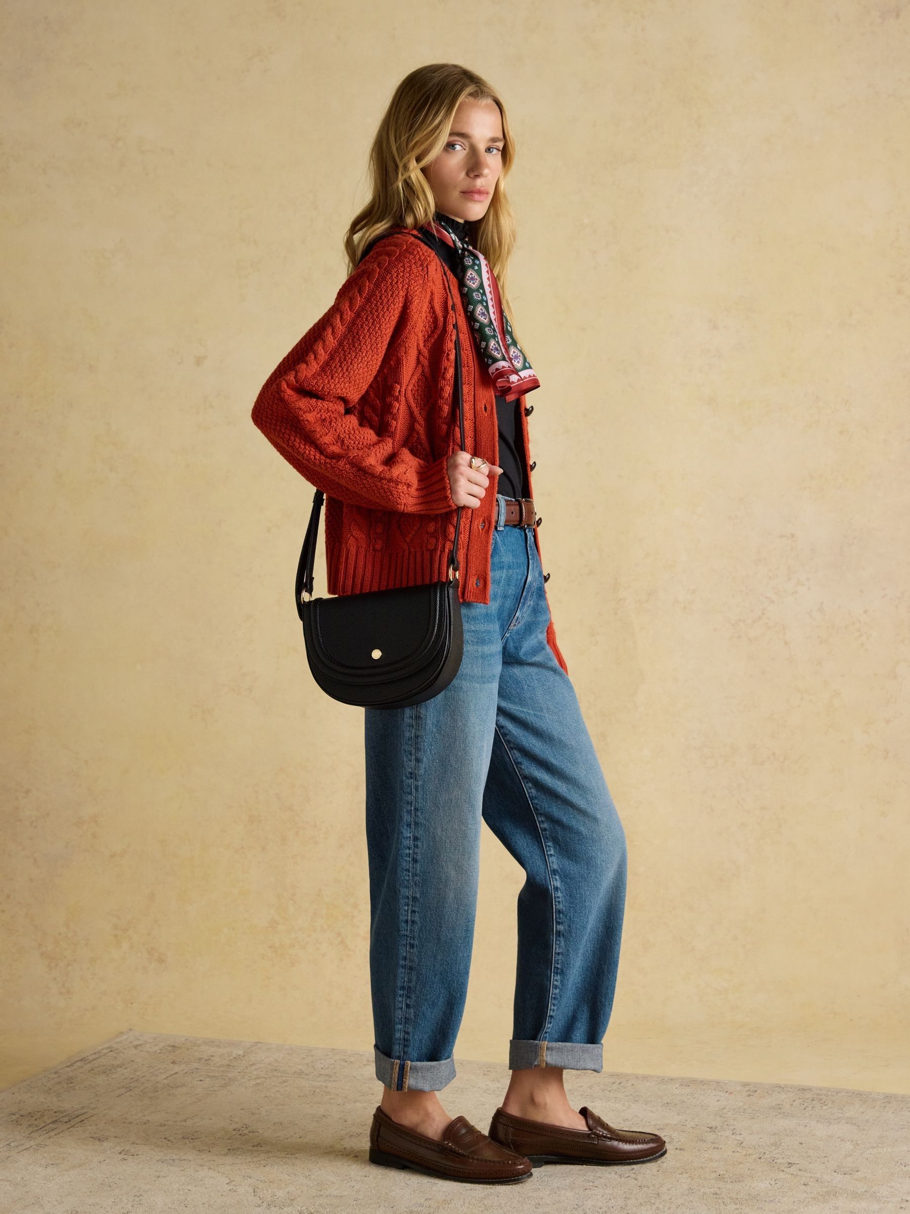 Paloma Black Half Moon Cross Body - Image 3 of 9