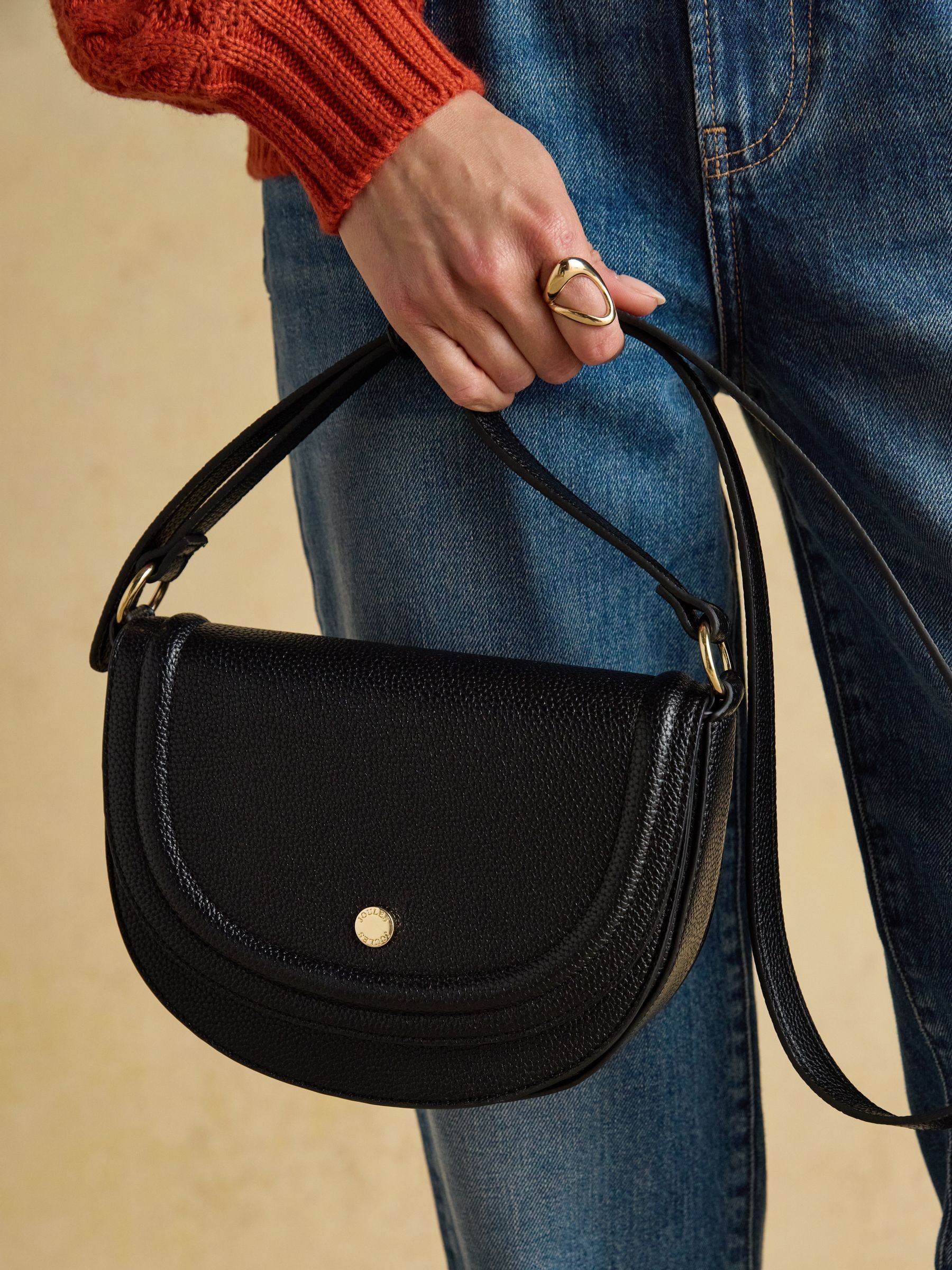 Paloma Black Half Moon Cross Body - Image 5 of 9