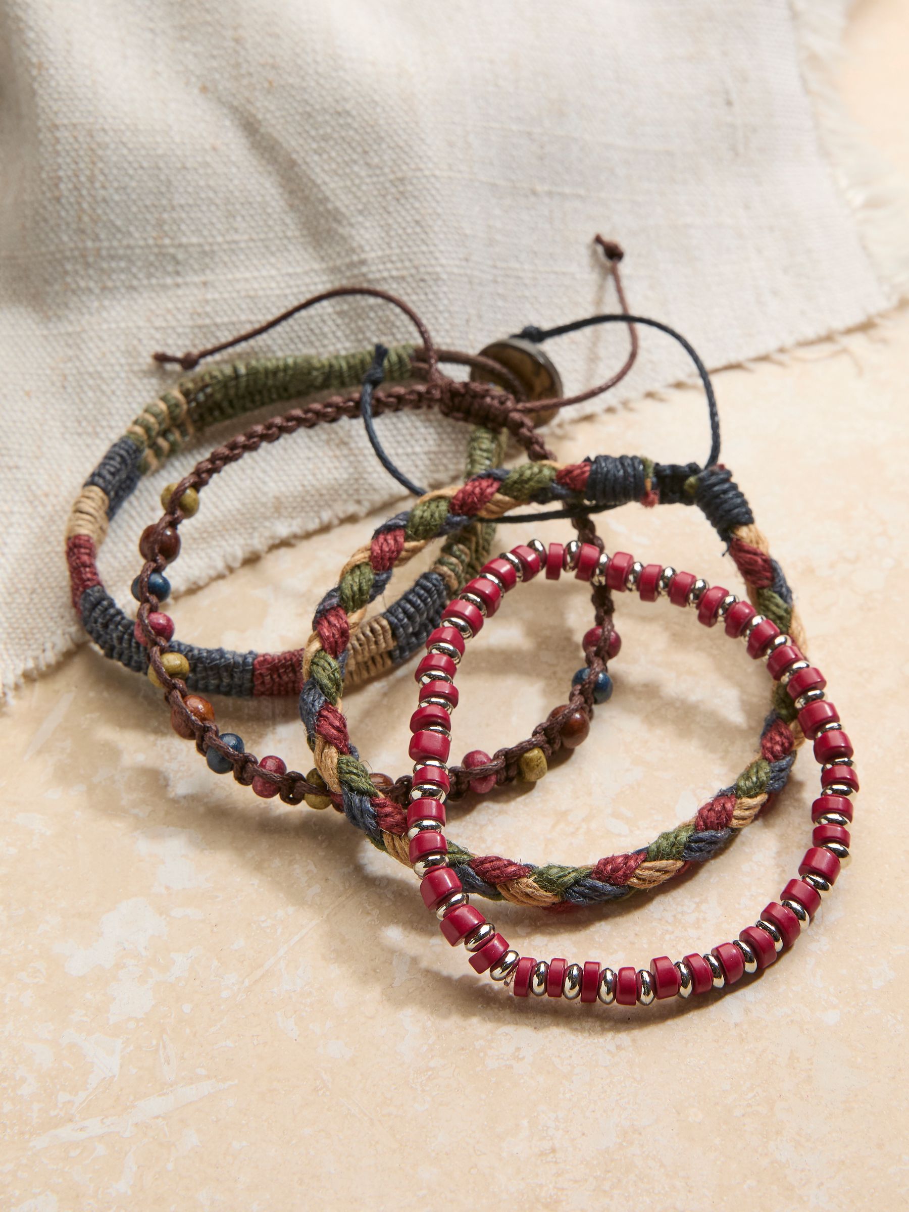 Red Bracelet Stack - Image 2 of 2