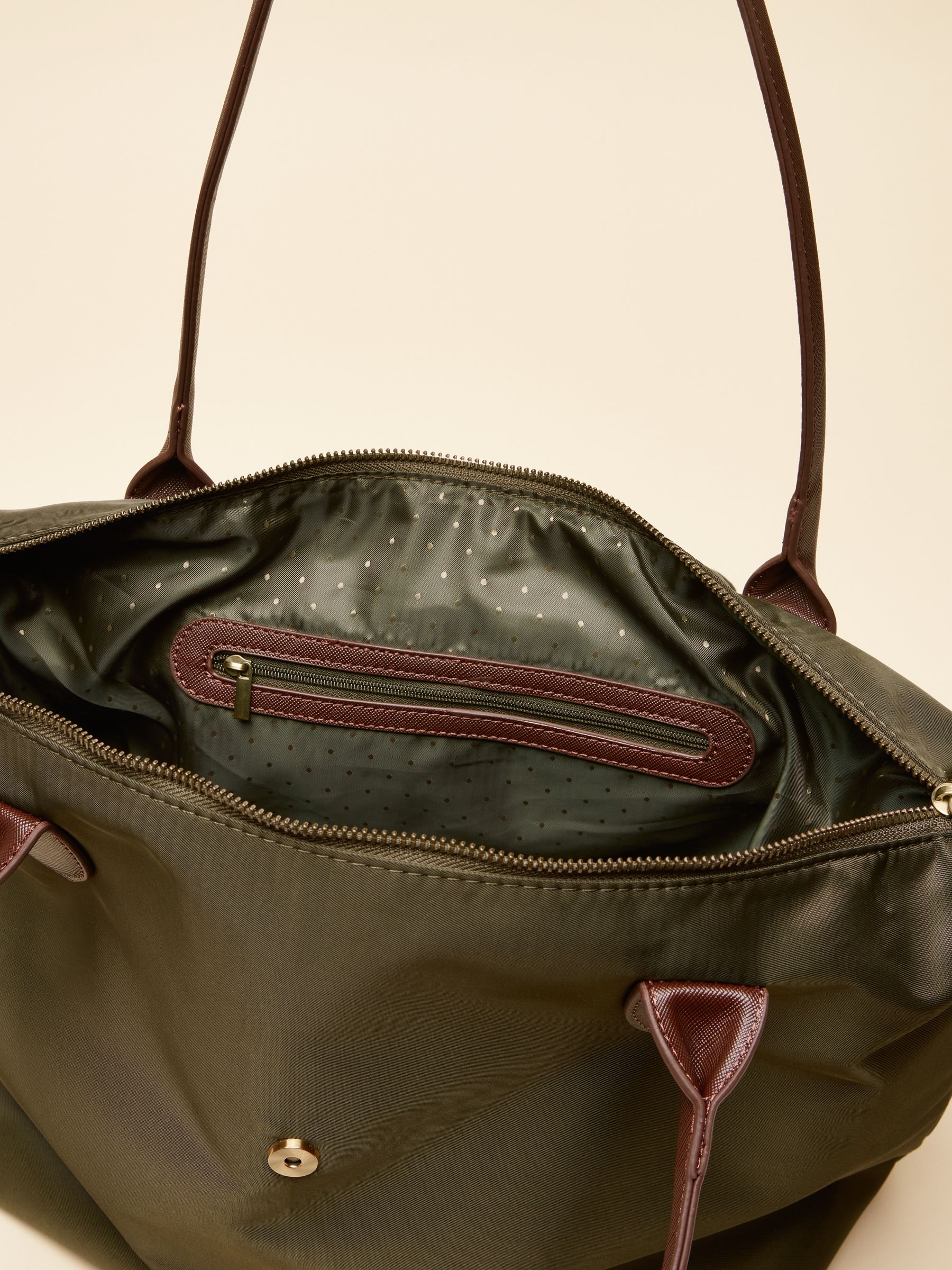 Edie Khaki Green Shopper bag - Image 7 of 9