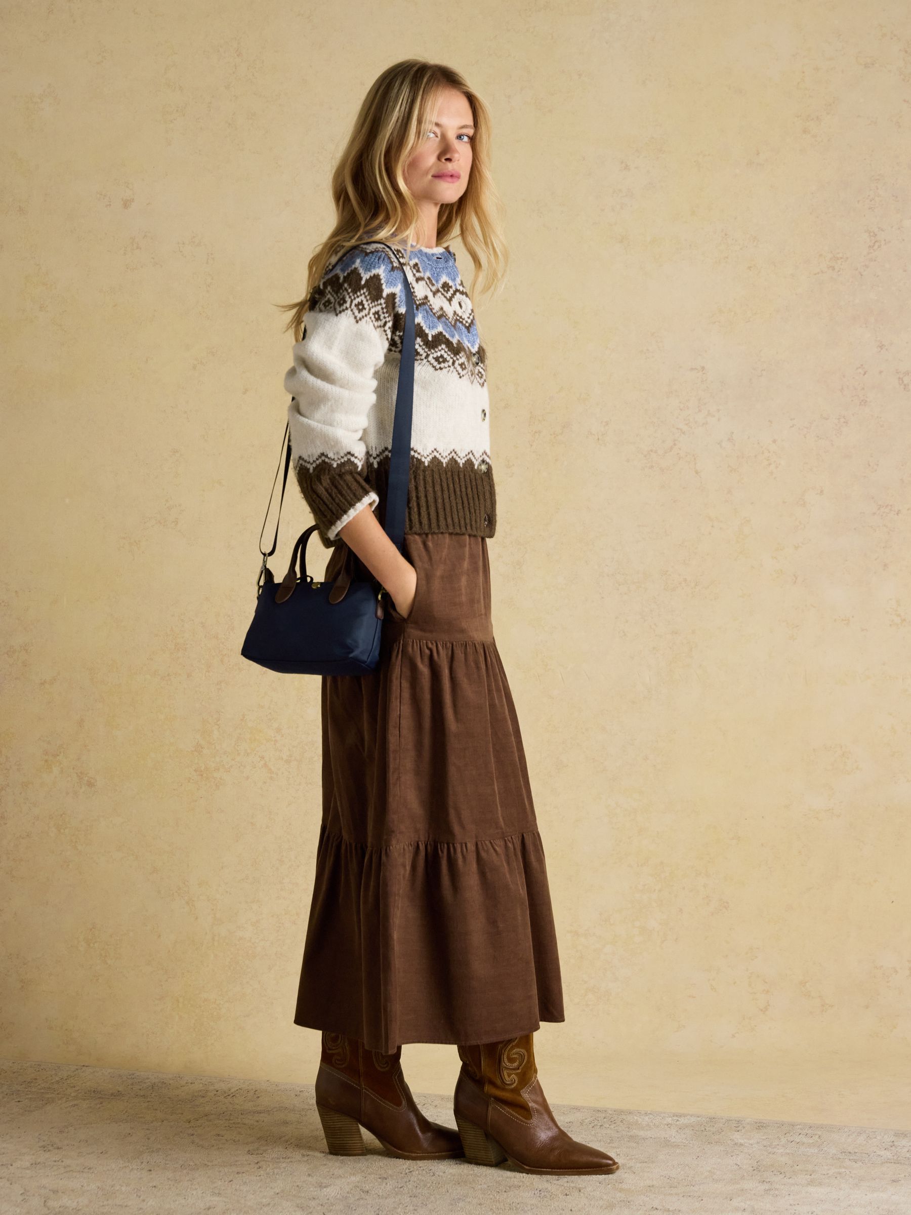 Edie Navy Crossbody Bag - Image 3 of 9