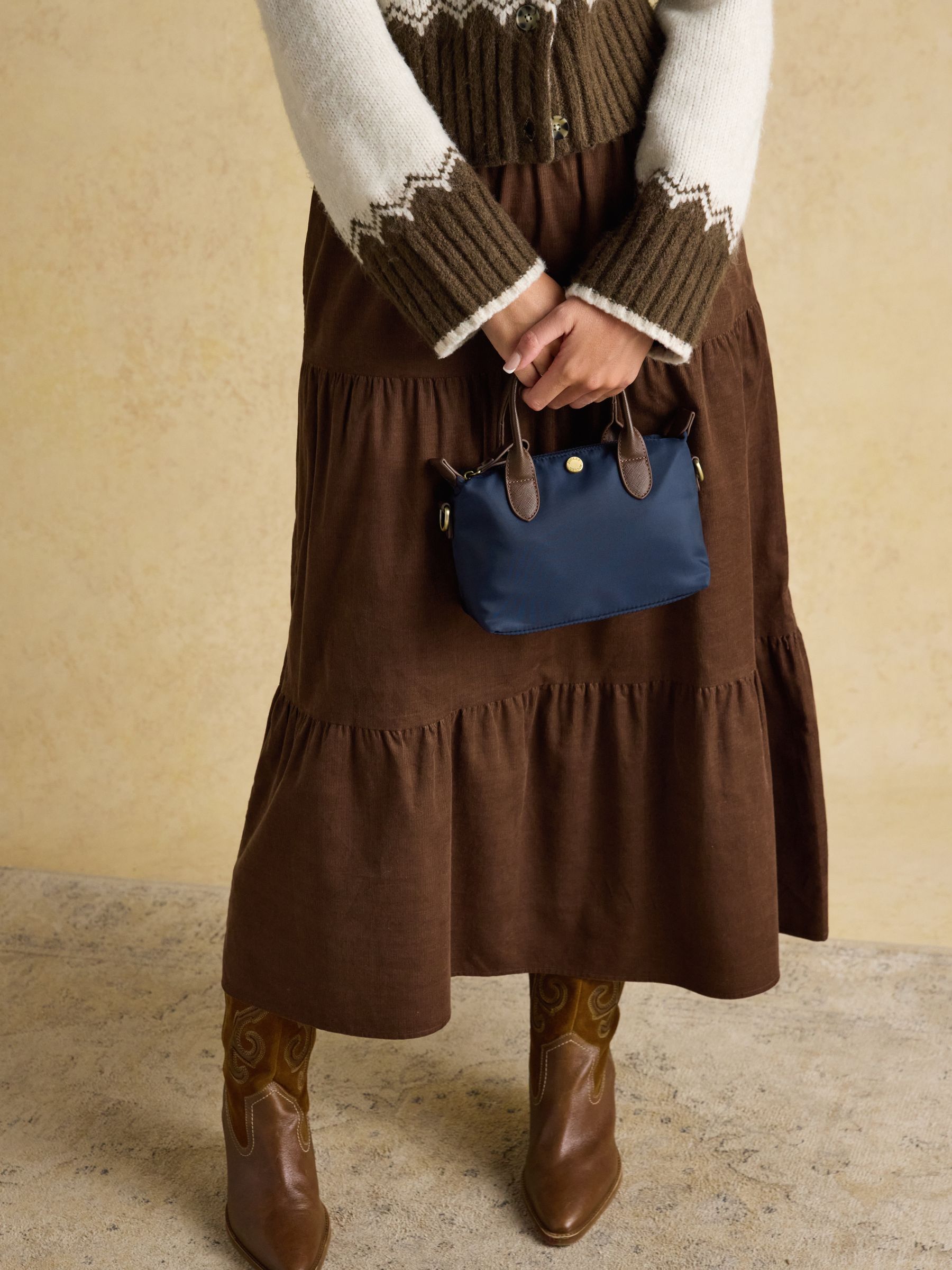 Edie Navy Crossbody Bag - Image 4 of 9