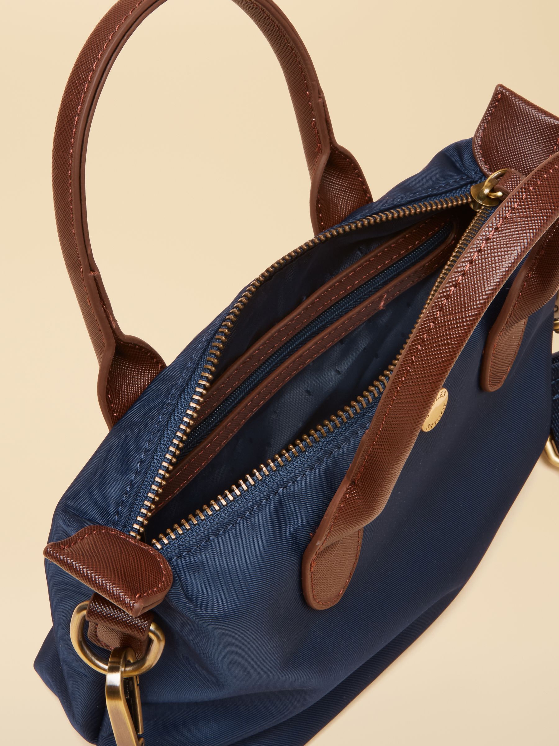 Edie Navy Crossbody Bag - Image 9 of 9 Edie Navy Crossbody Bag - Image 9 of 9