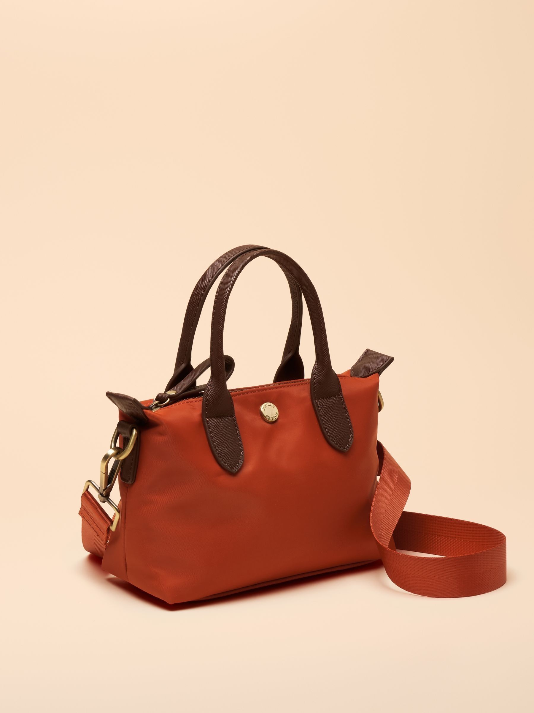 Edie Orange Mini Cross Body Bag - Image 4 of 9