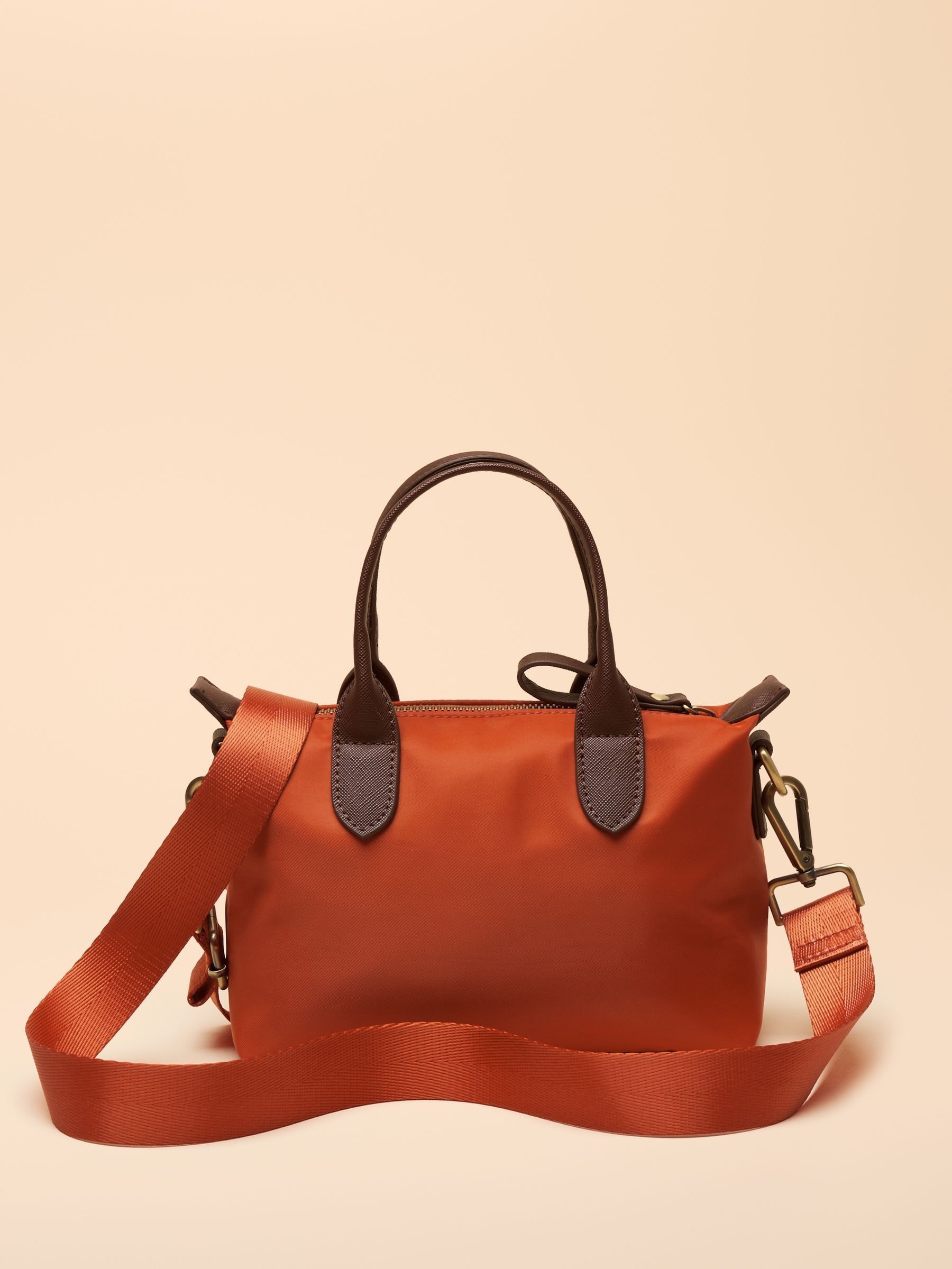 Edie Orange Mini Cross Body Bag - Image 7 of 9