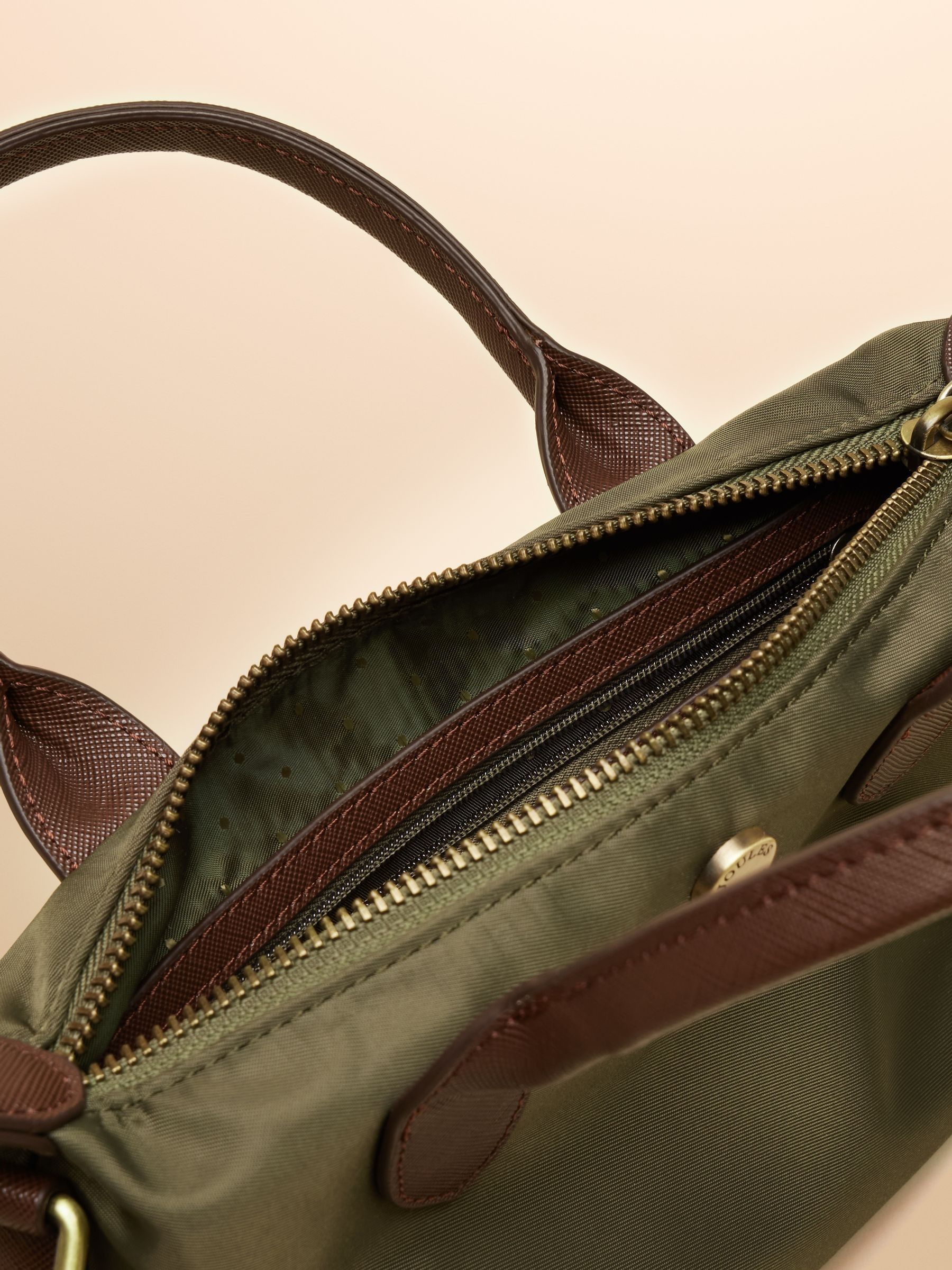Edie Khaki Green Crossbody Bag - Image 7 of 7 Edie Khaki Green Crossbody Bag - Image 7 of 7
