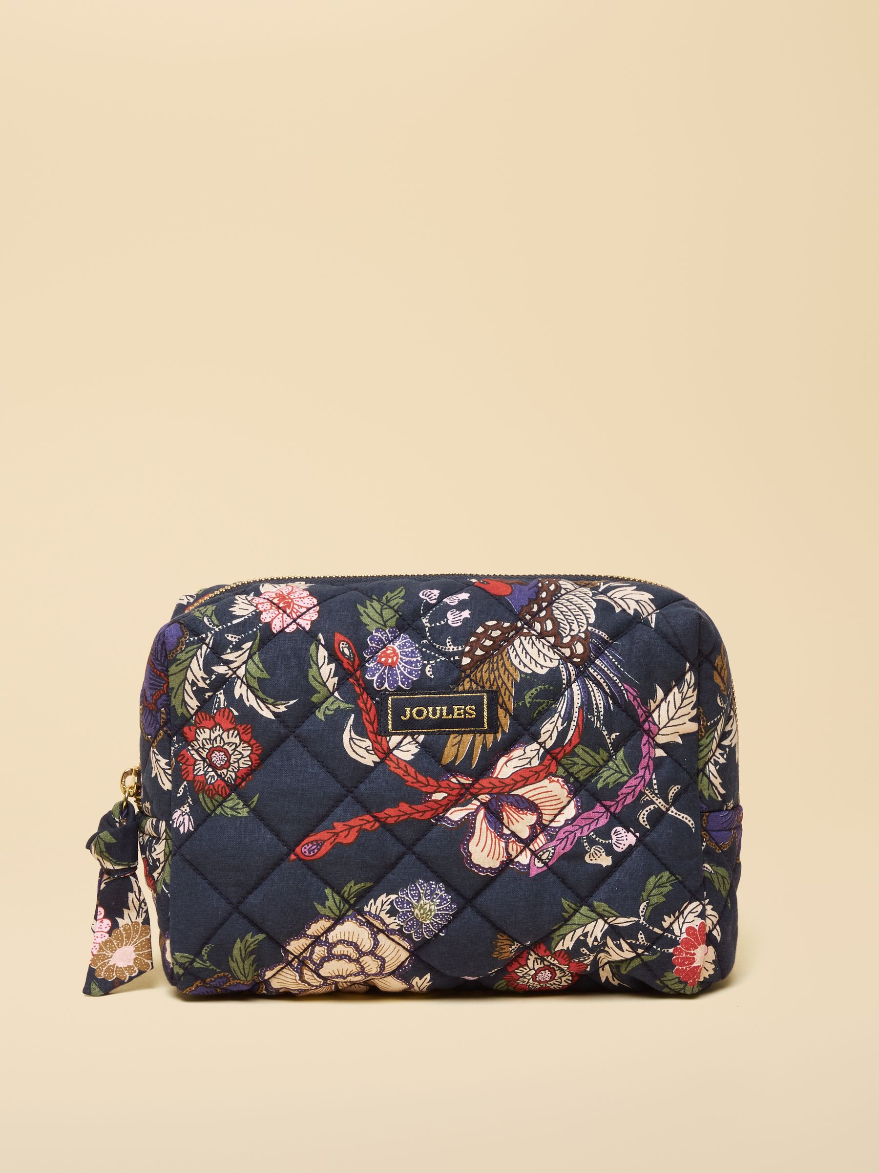 Lillia Blue Printed Cosmetic Bag - Image 1 of 4