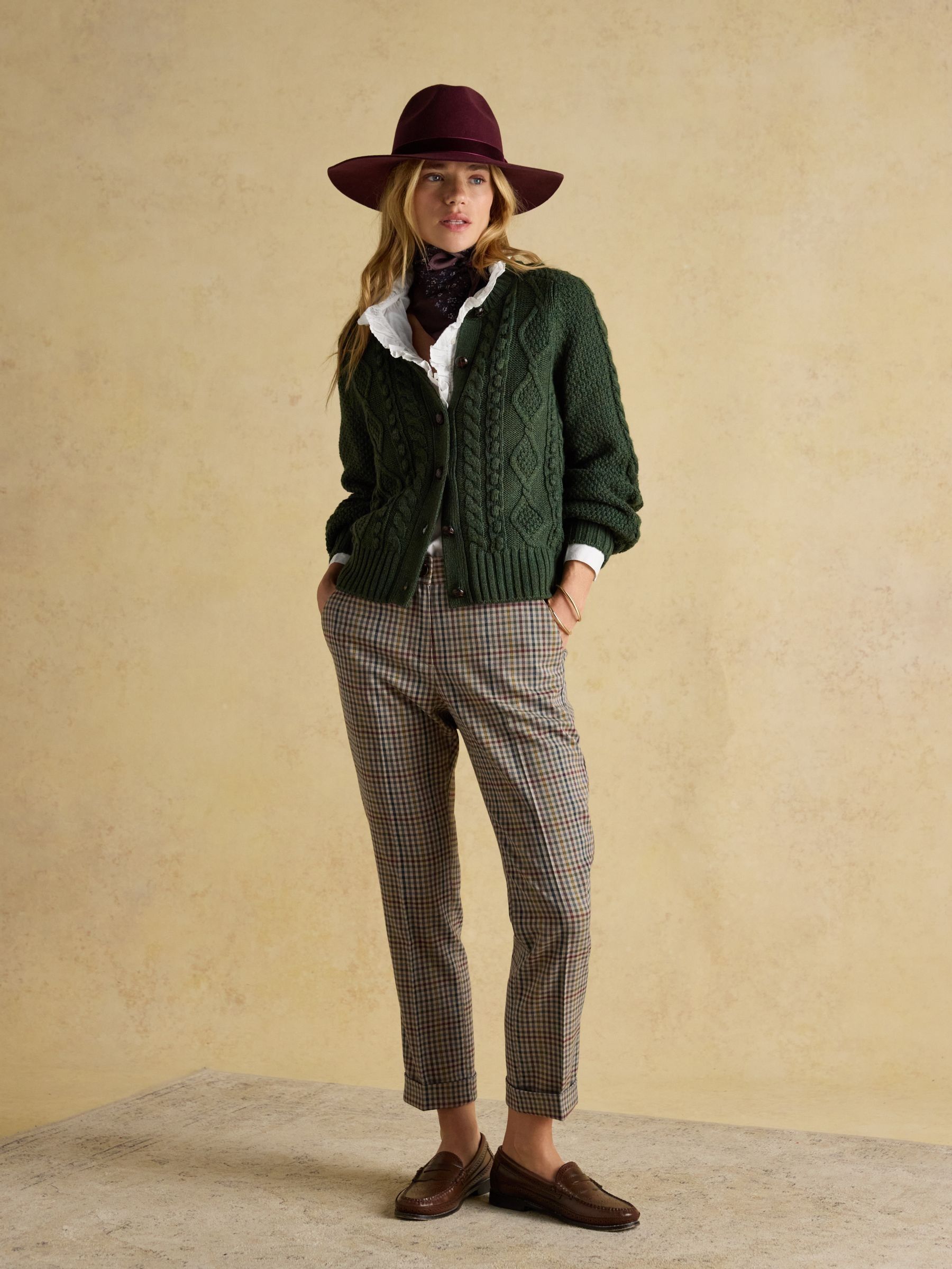 Grove Berry Red Wool Fedora - Image 3 of 8