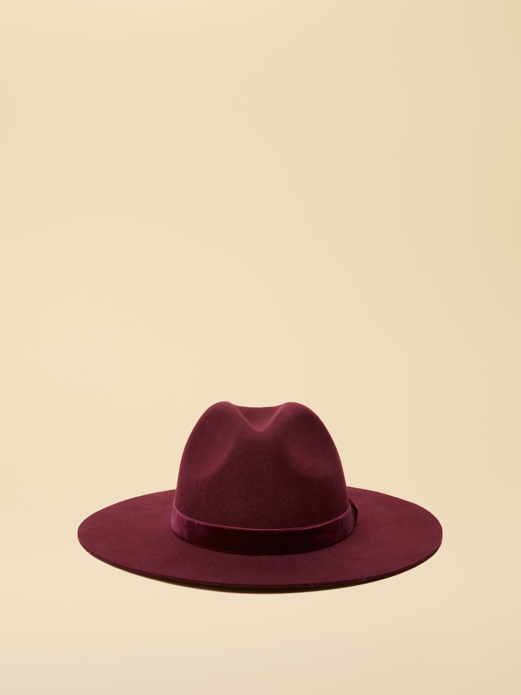 Grove Berry Red Wool Fedora - Image 5 of 8