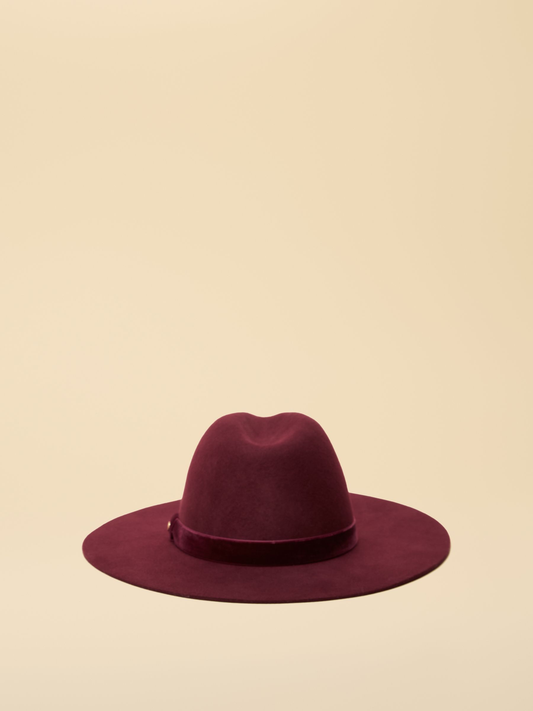 Grove Berry Red Wool Fedora - Image 6 of 8