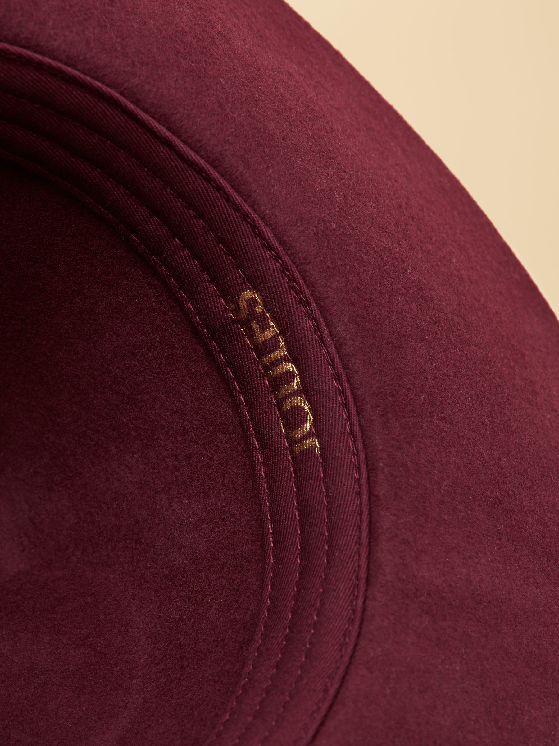 Grove Berry Red Wool Fedora - Image 8 of 8 Grove Berry Red Wool Fedora - Image 8 of 8