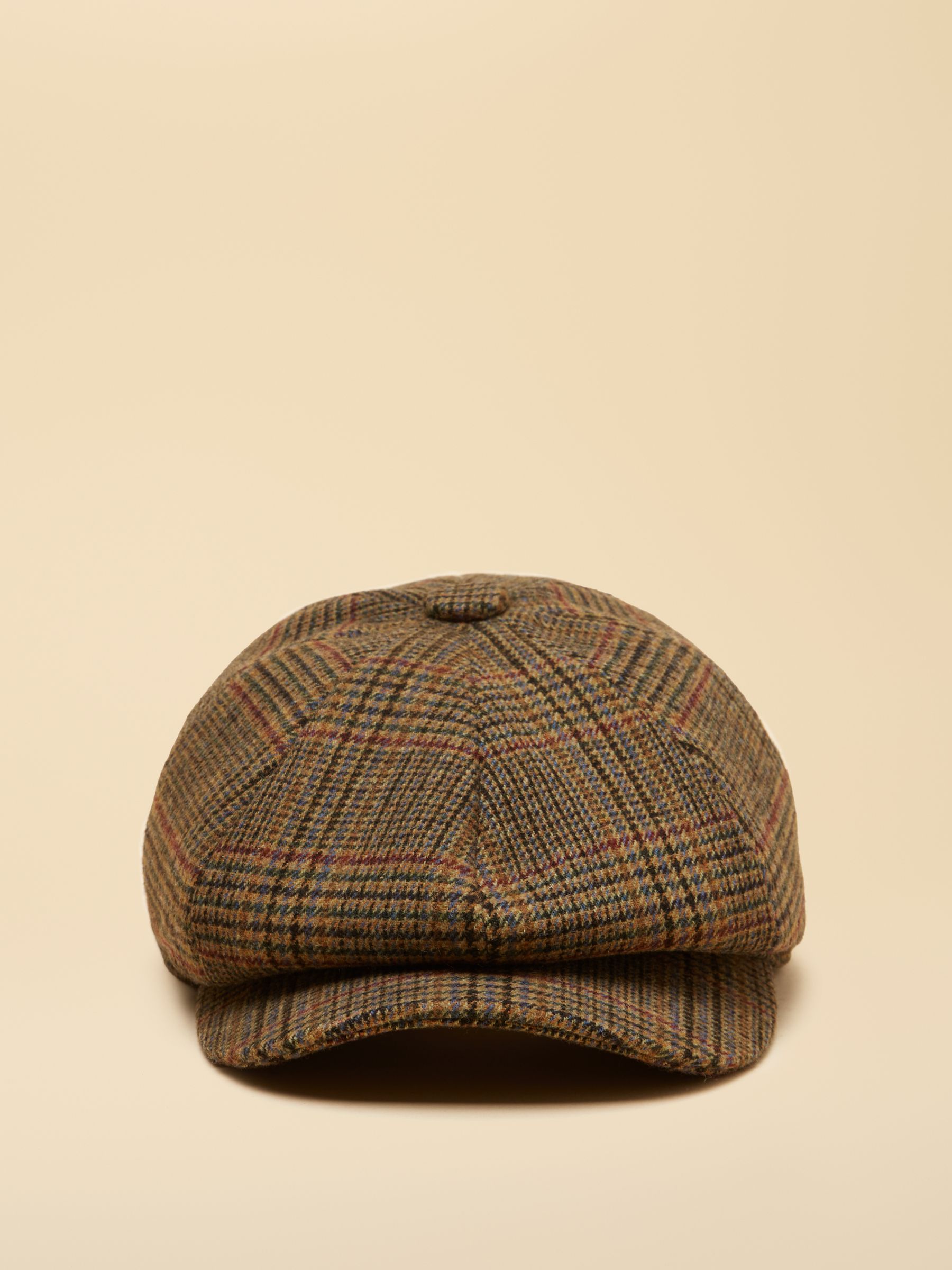Harrogate Brown Check Baker Boy Hat - Image 3 of 5