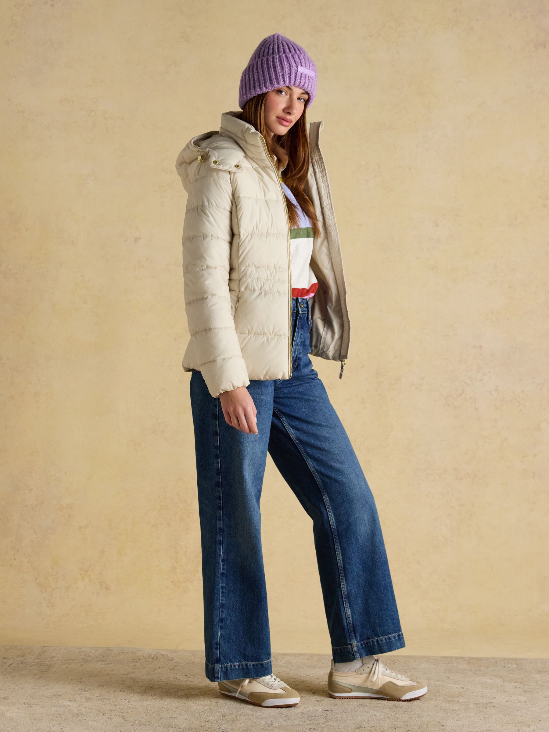 Rosa Purple Beanie Hat - Image 2 of 6