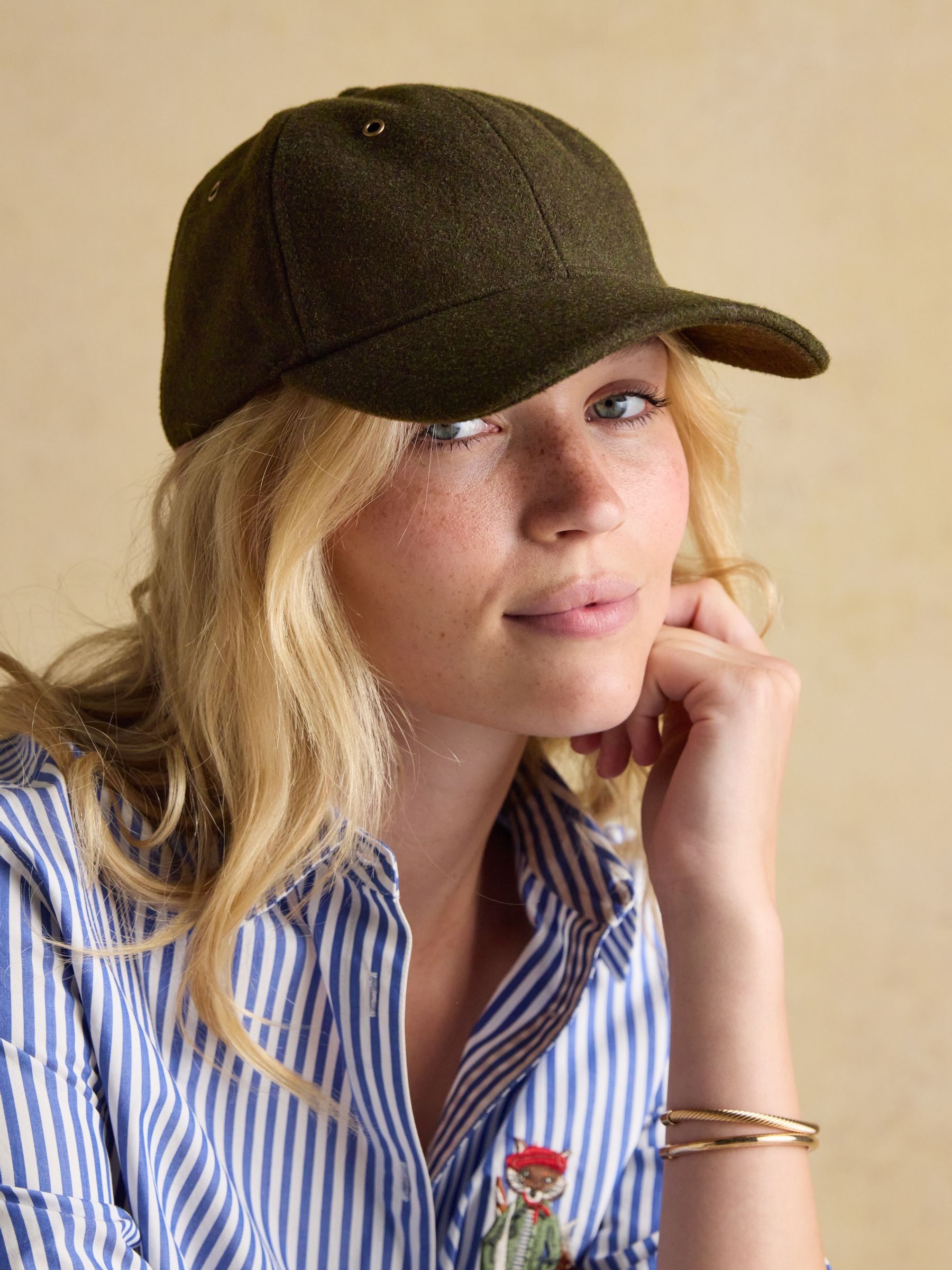 Campell Khaki/Green Baseball Cap - Image 2 of 10